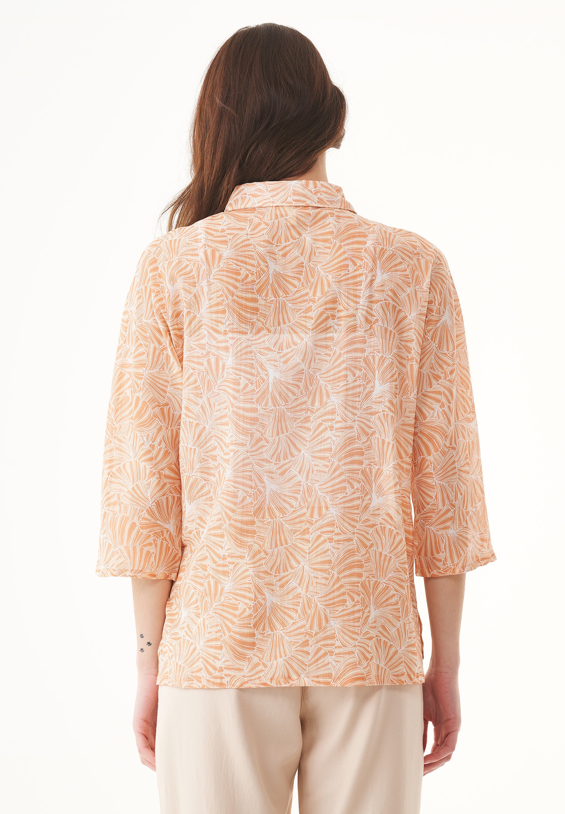 Hemdbluse aus Bio-Baumwoll-Voile