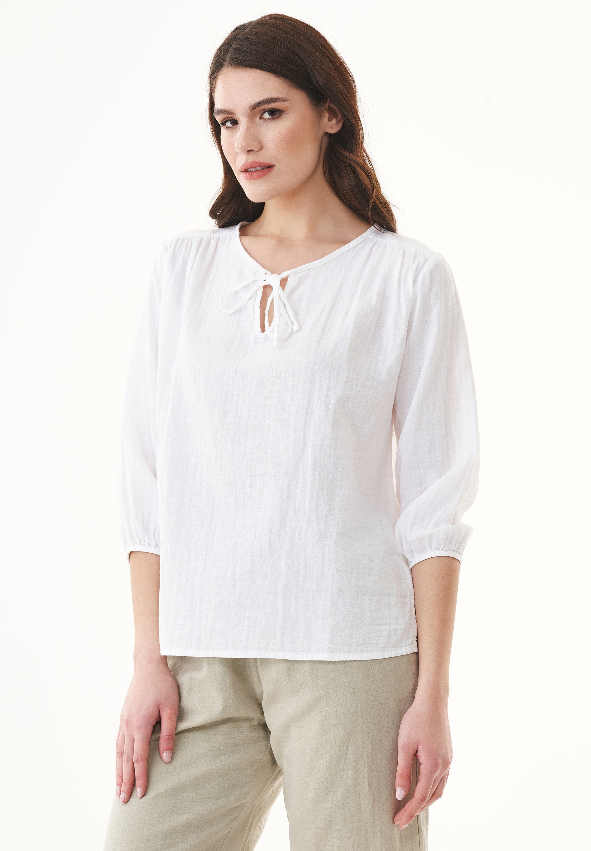 Bluse aus Bio-Baumwolle