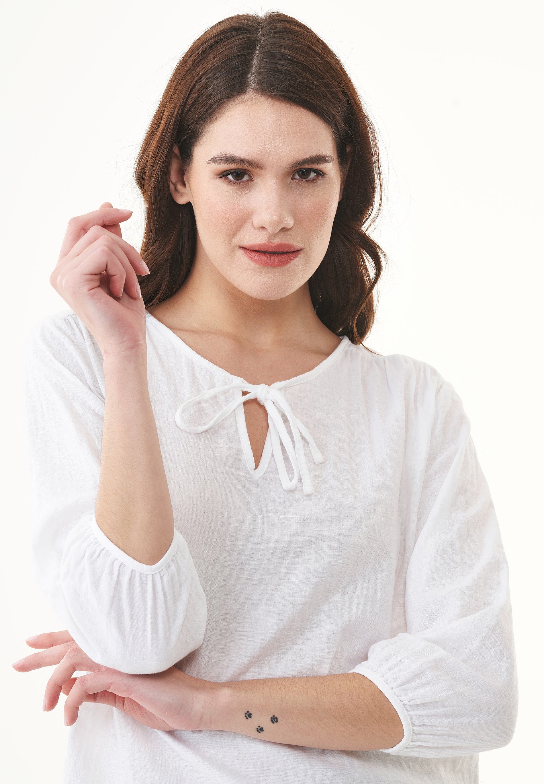 Bluse aus Bio-Baumwolle