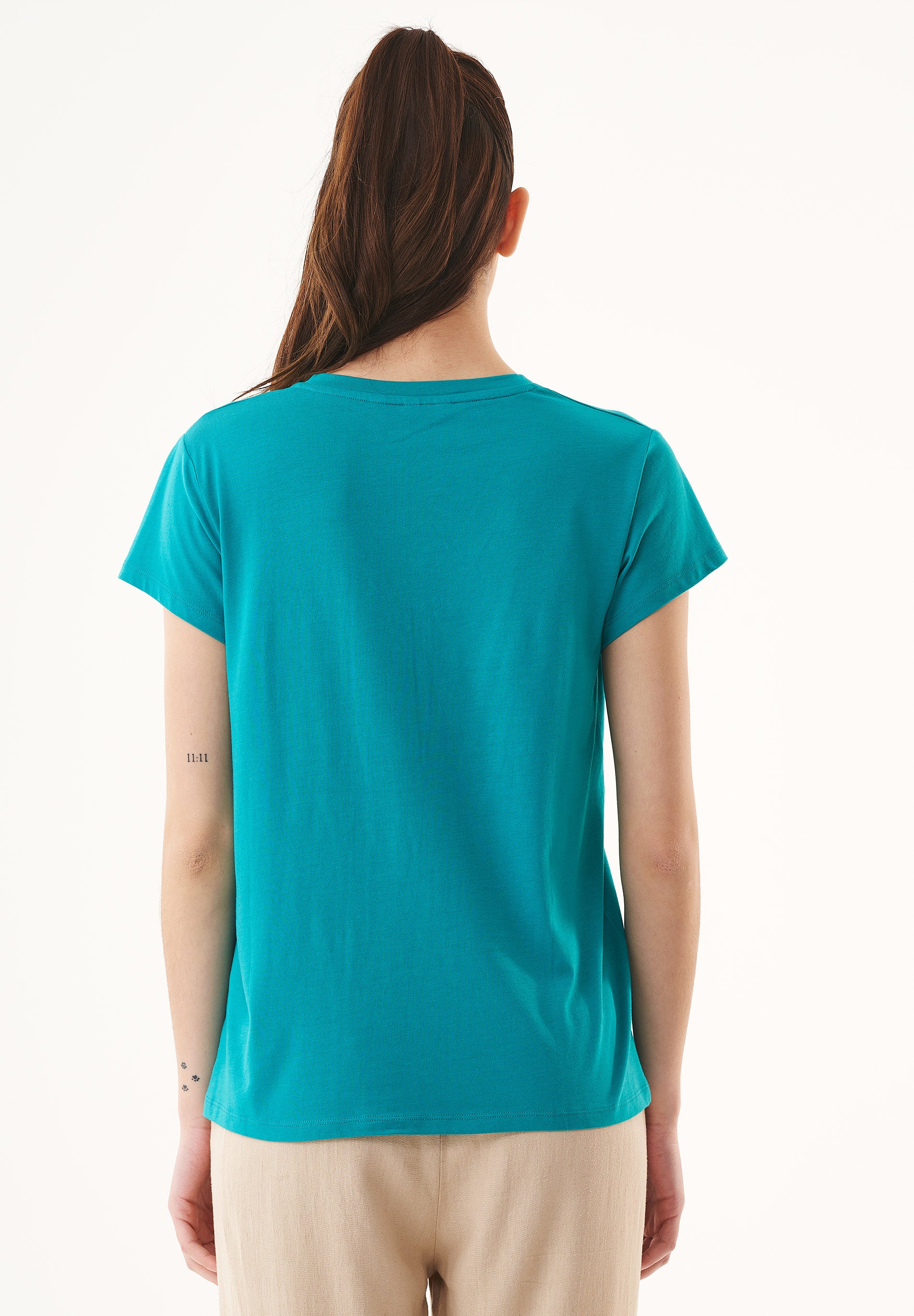 T-Shirt aus TENCEL™ Modal und Bio-Baumwolle