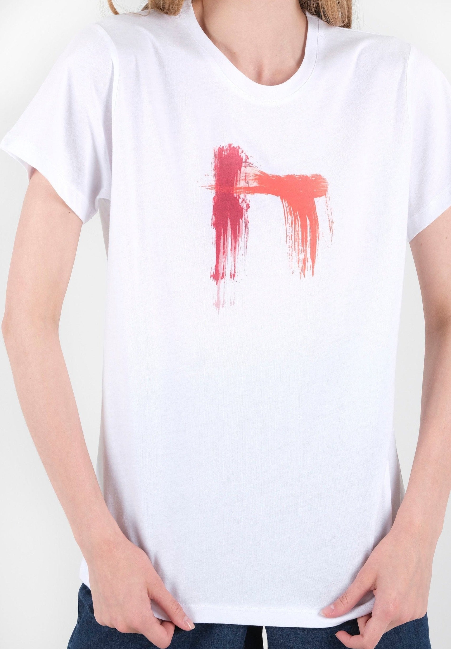 T-Shirt aus Bio-Baumwolle mit Print