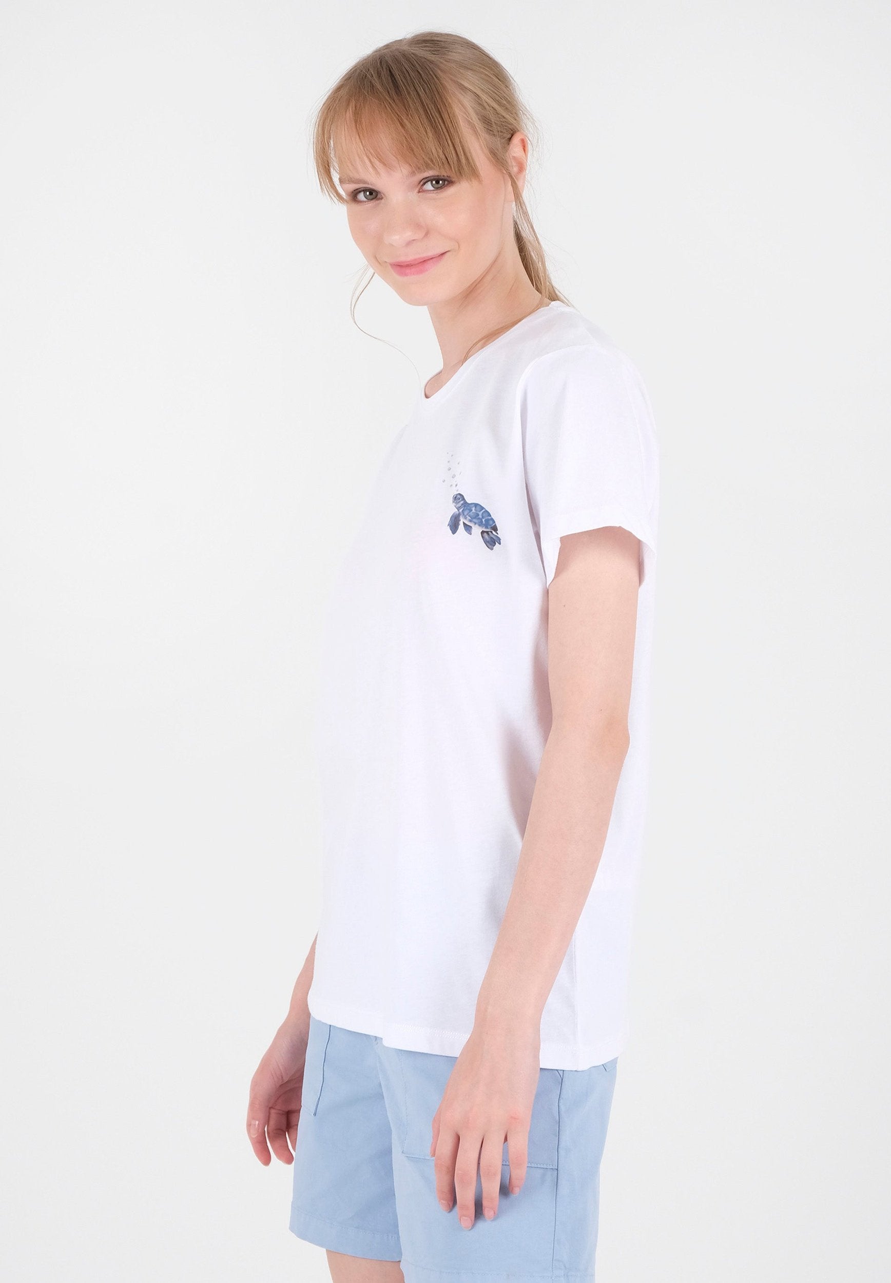 T-Shirt aus Bio-Baumwolle mit Print