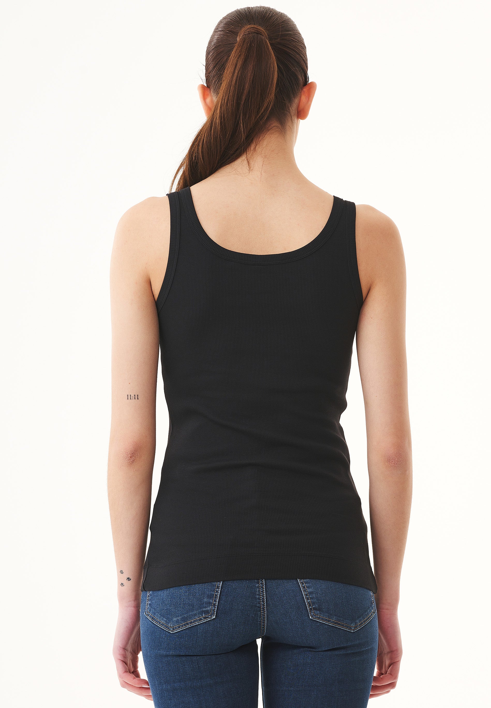 Rib Tank-Top aus Bio-Baumwolle