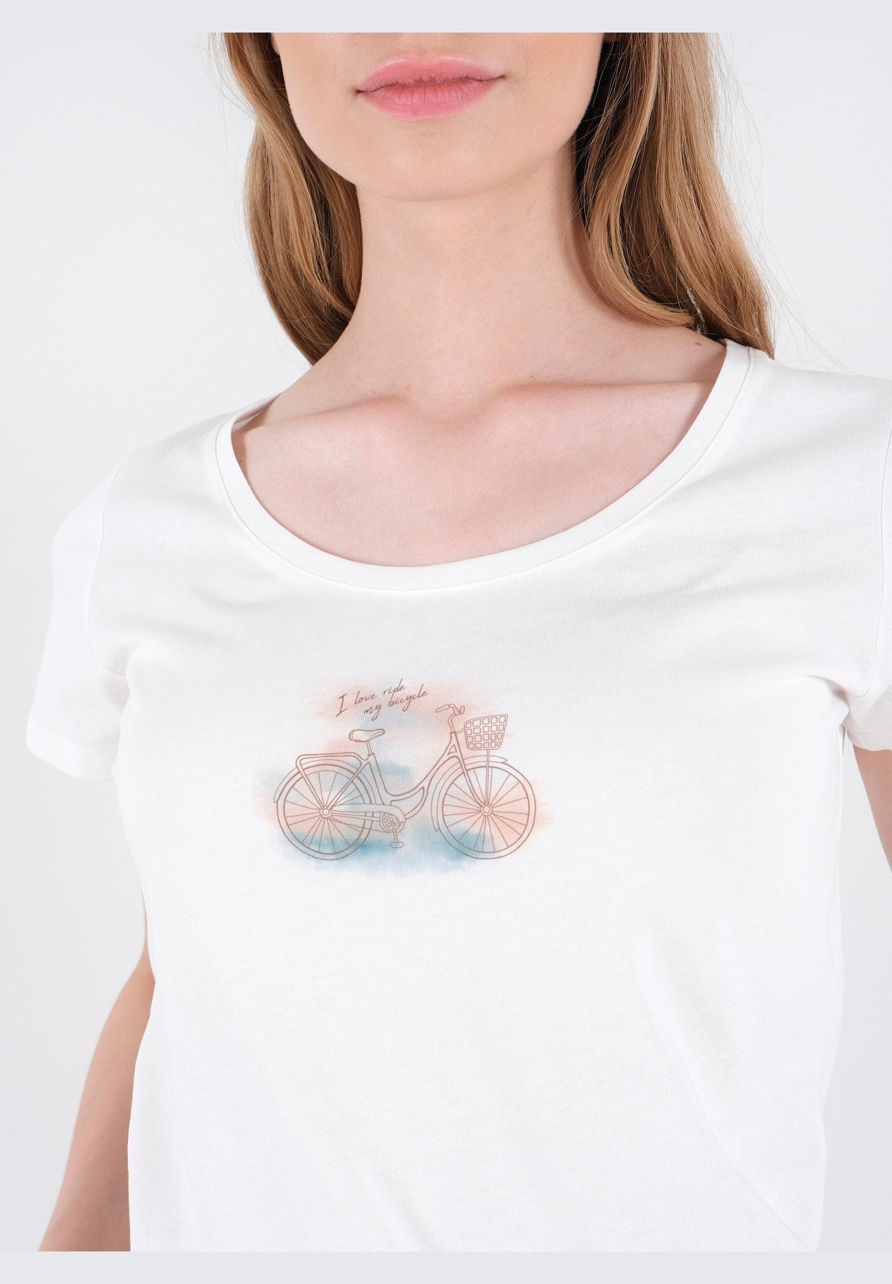 T-Shirt aus Bio-Baumwolle mit Print