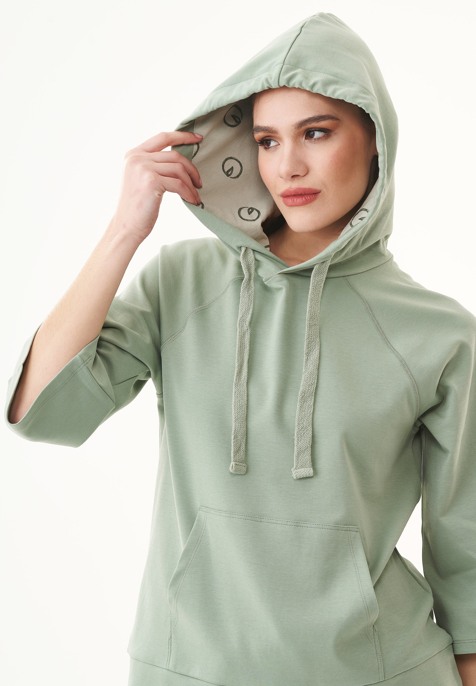 Sweathoodie aus Bio-Baumwolle