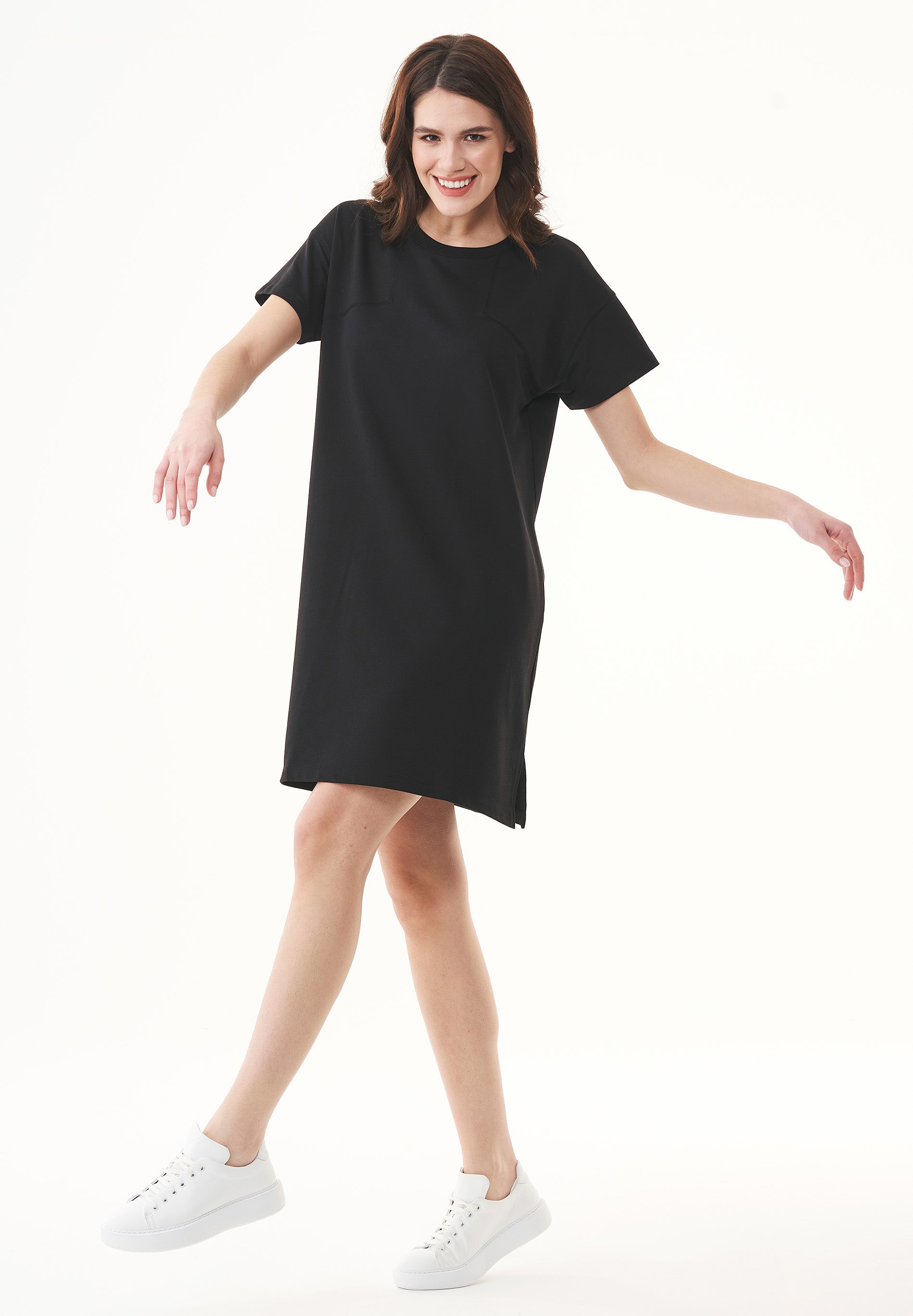 Sweatkleid aus Bio-Baumwolle und TENCEL™ Modal