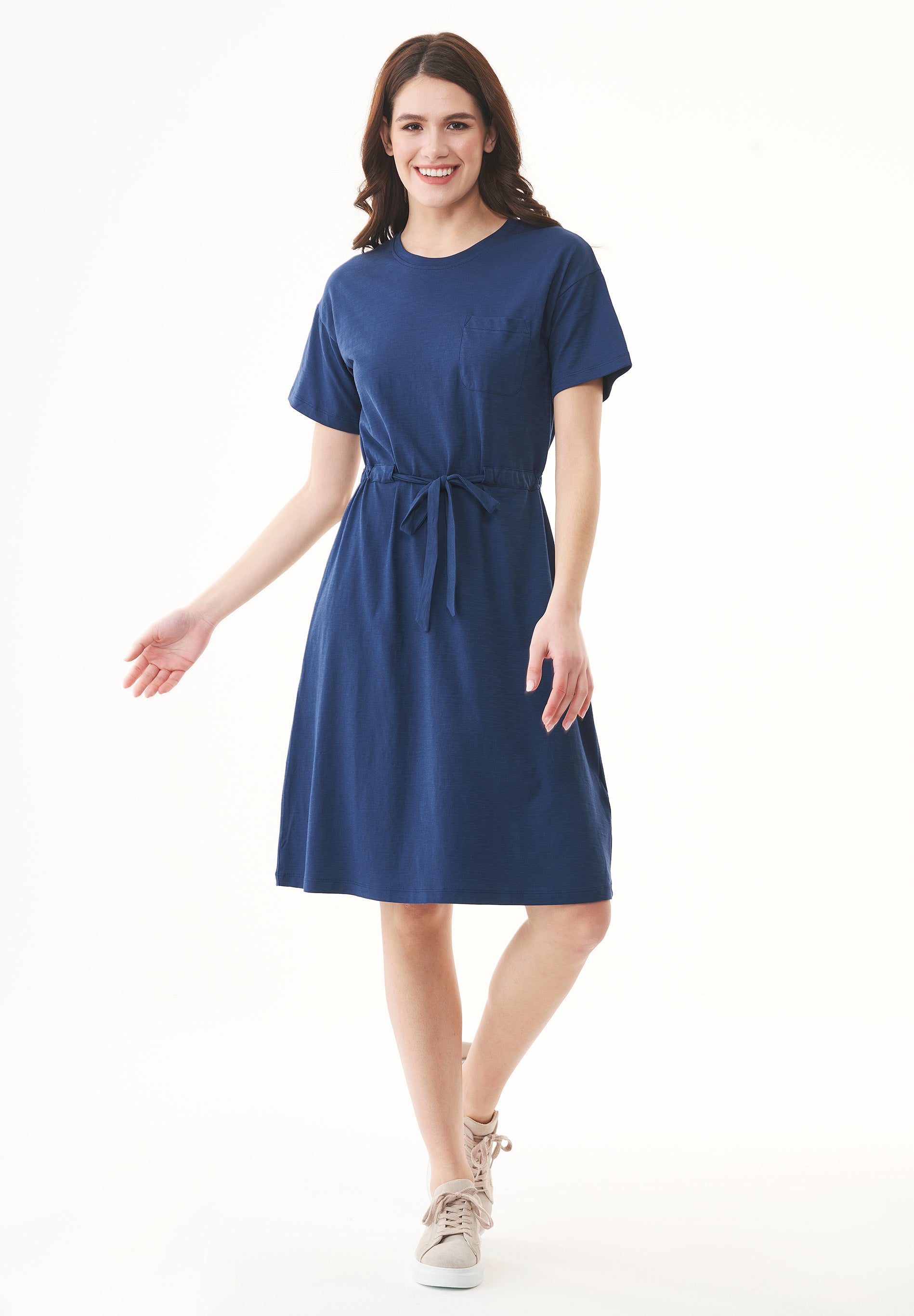 Slub-Jersey-Kleid aus Bio-Baumwolle