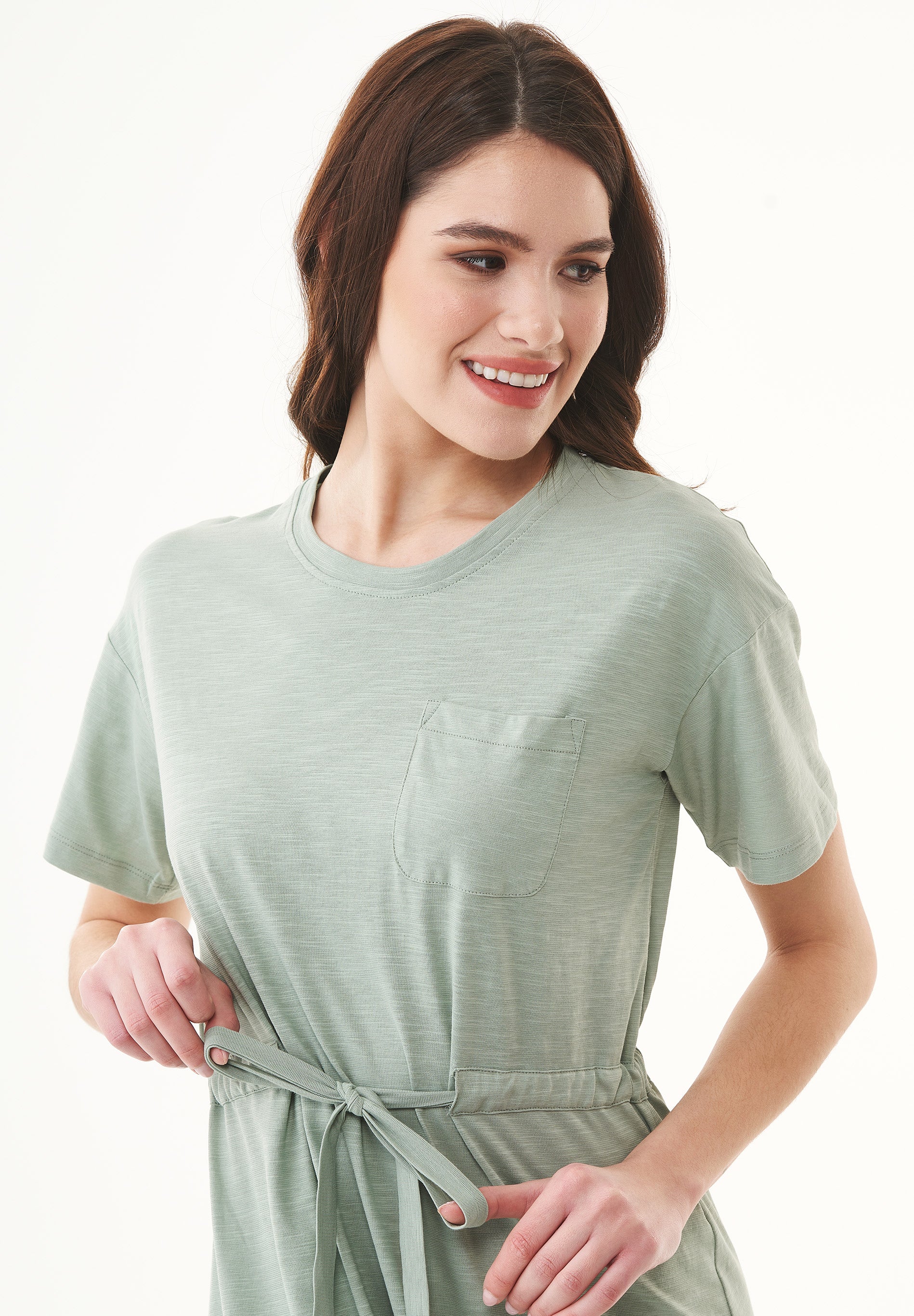 Slub-Jersey-Kleid aus Bio-Baumwolle