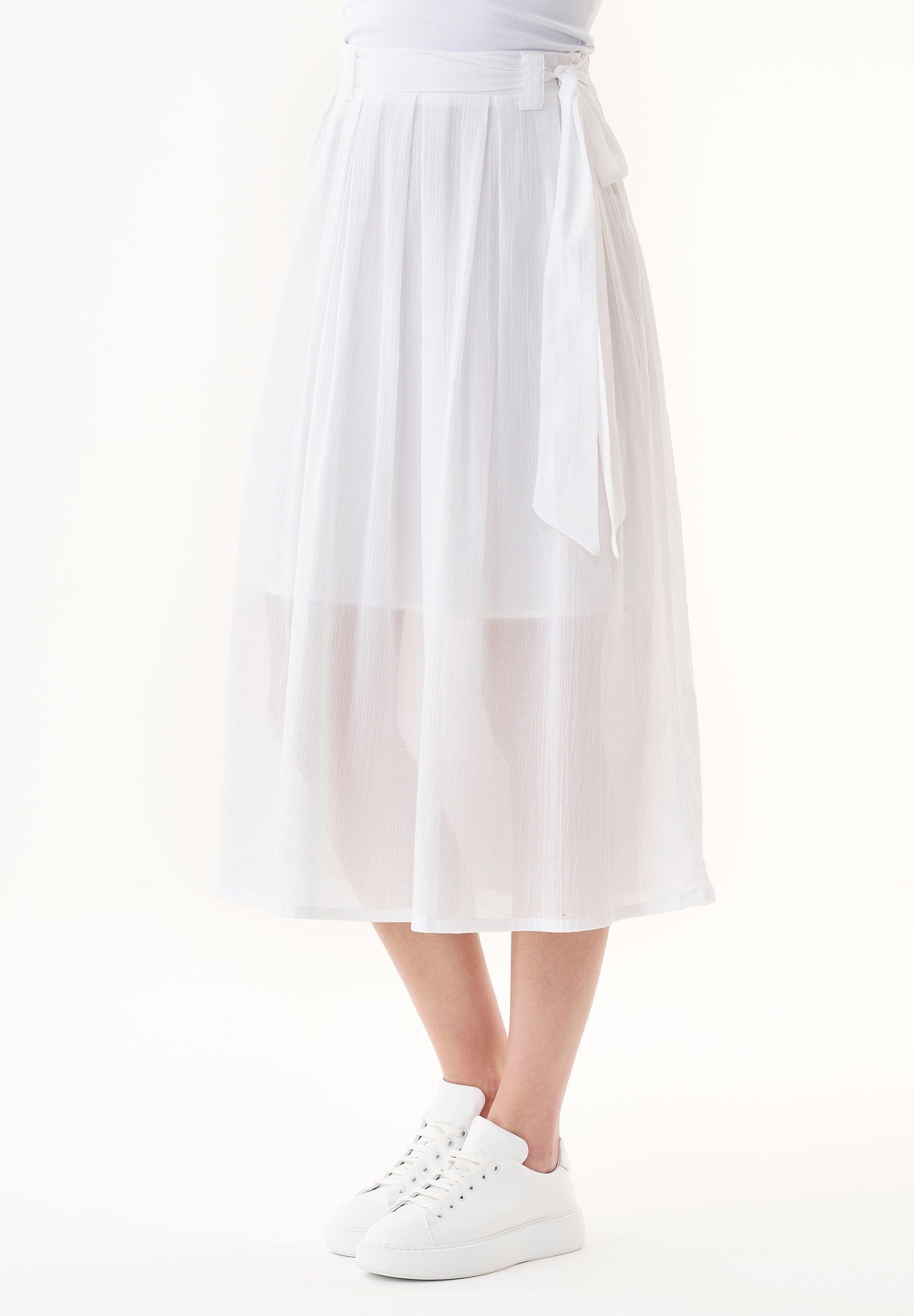 Rock aus Bio-Baumwoll-Voile