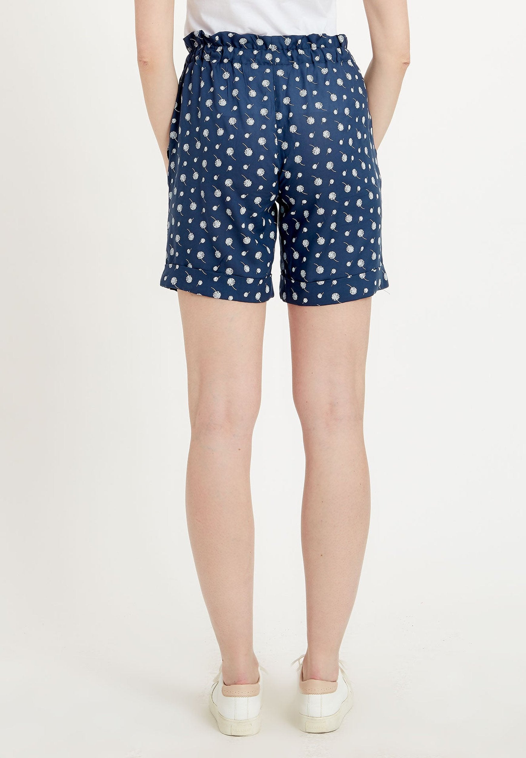 Shorts aus TENCEL™ Lyocell mit Allover-Print