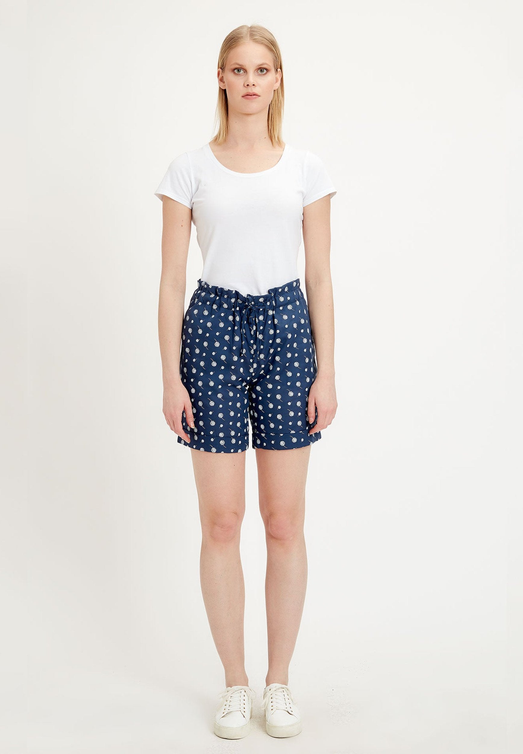 Shorts aus TENCEL™ Lyocell mit Allover-Print