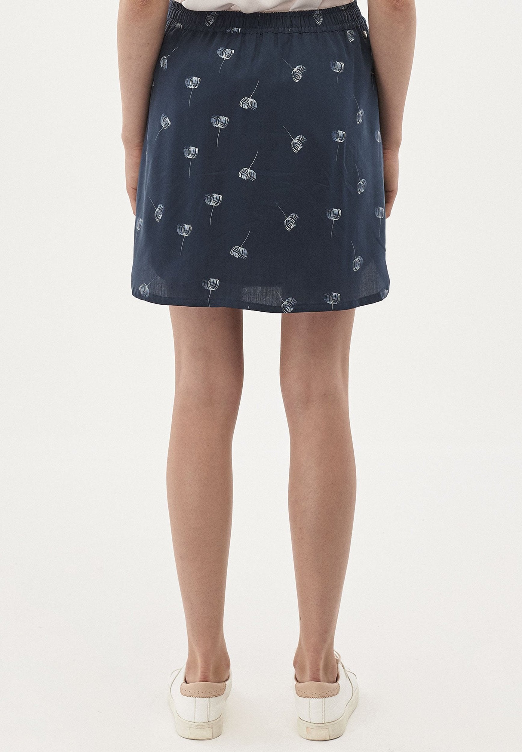 Rock aus TENCEL™ Lyocell mit Allover-Print