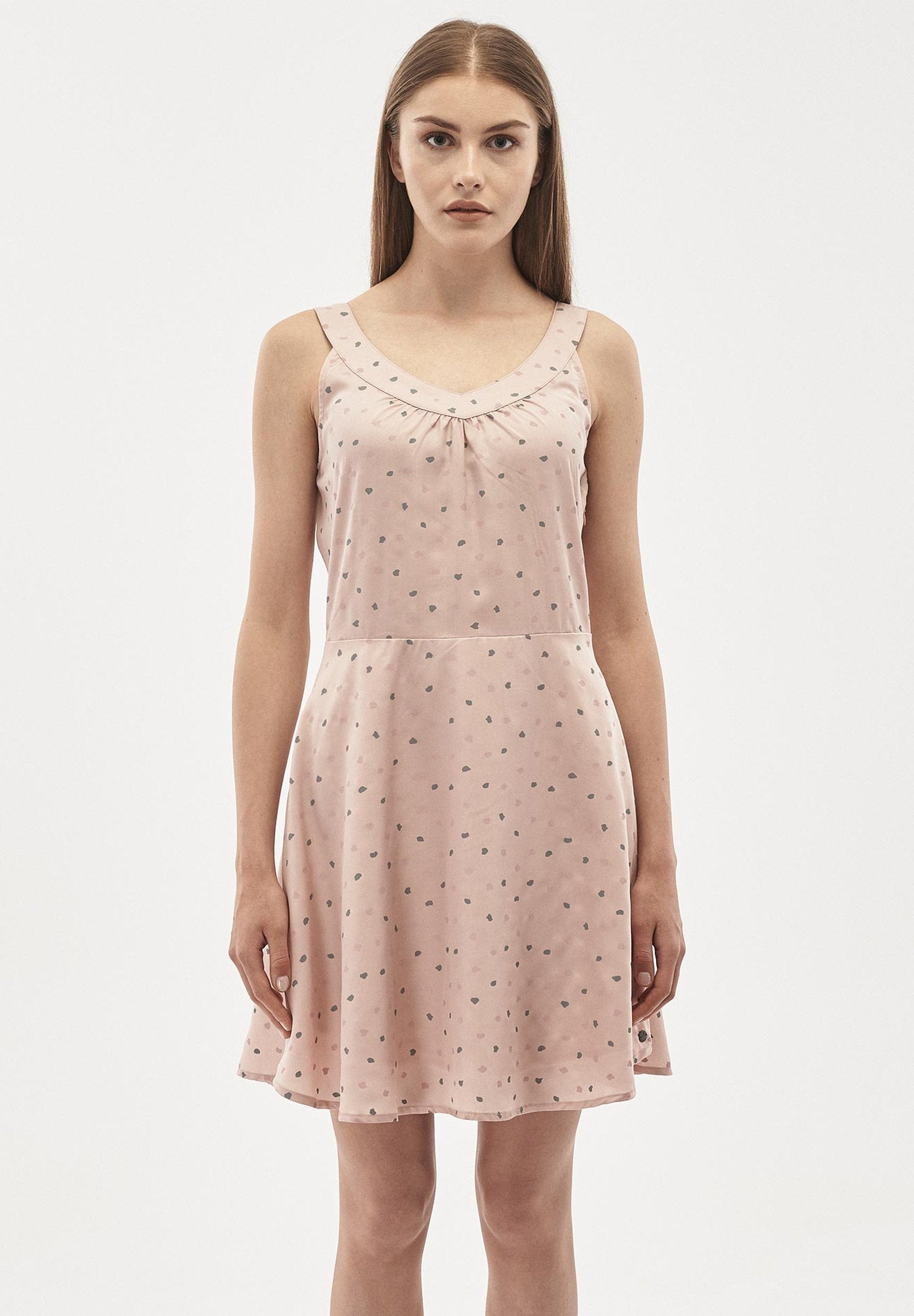 Kleid aus TENCEL™ Lyocell mit Allover-Print