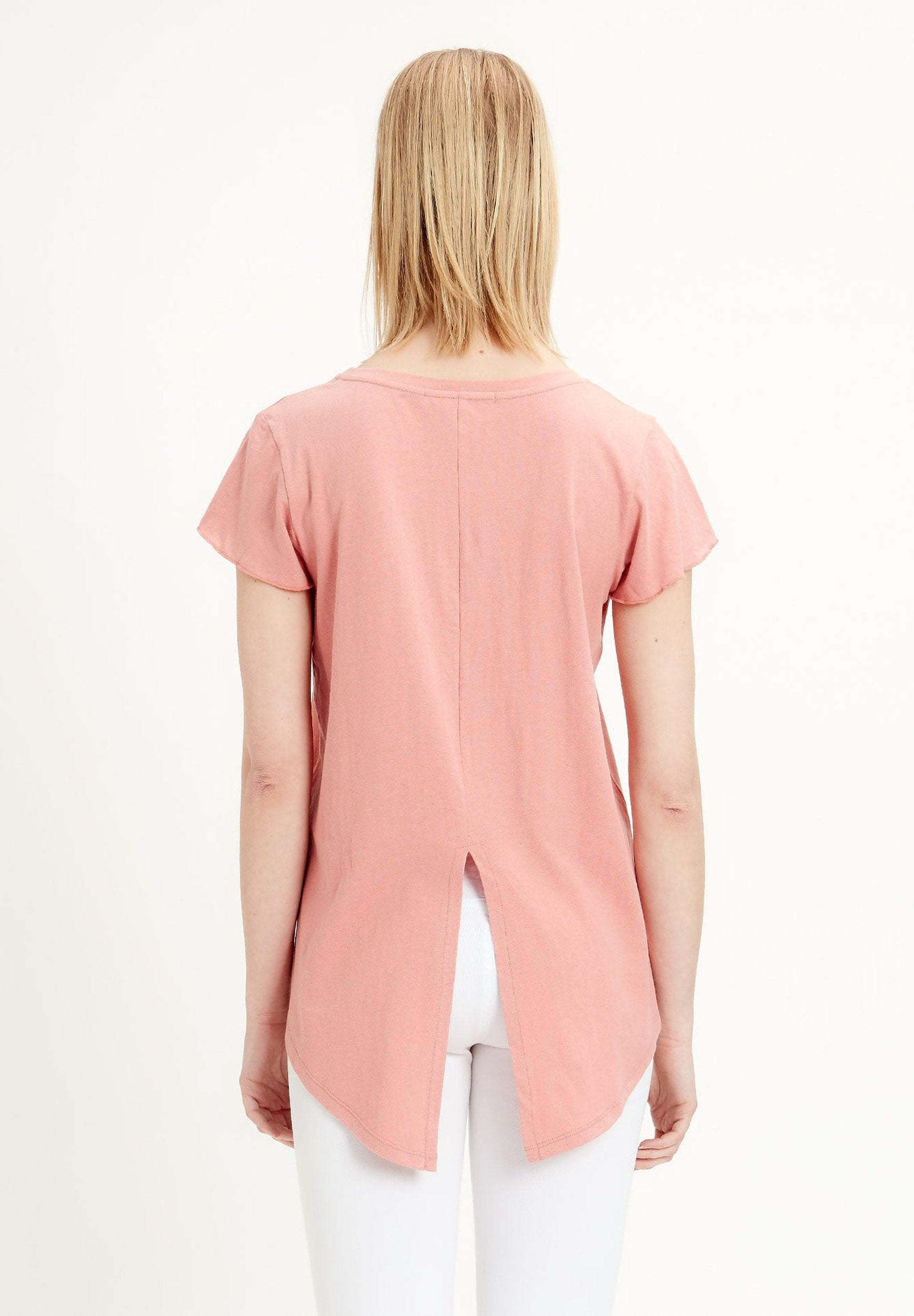 T-Shirt aus Leinen-Bio-Baumwolle-Mix