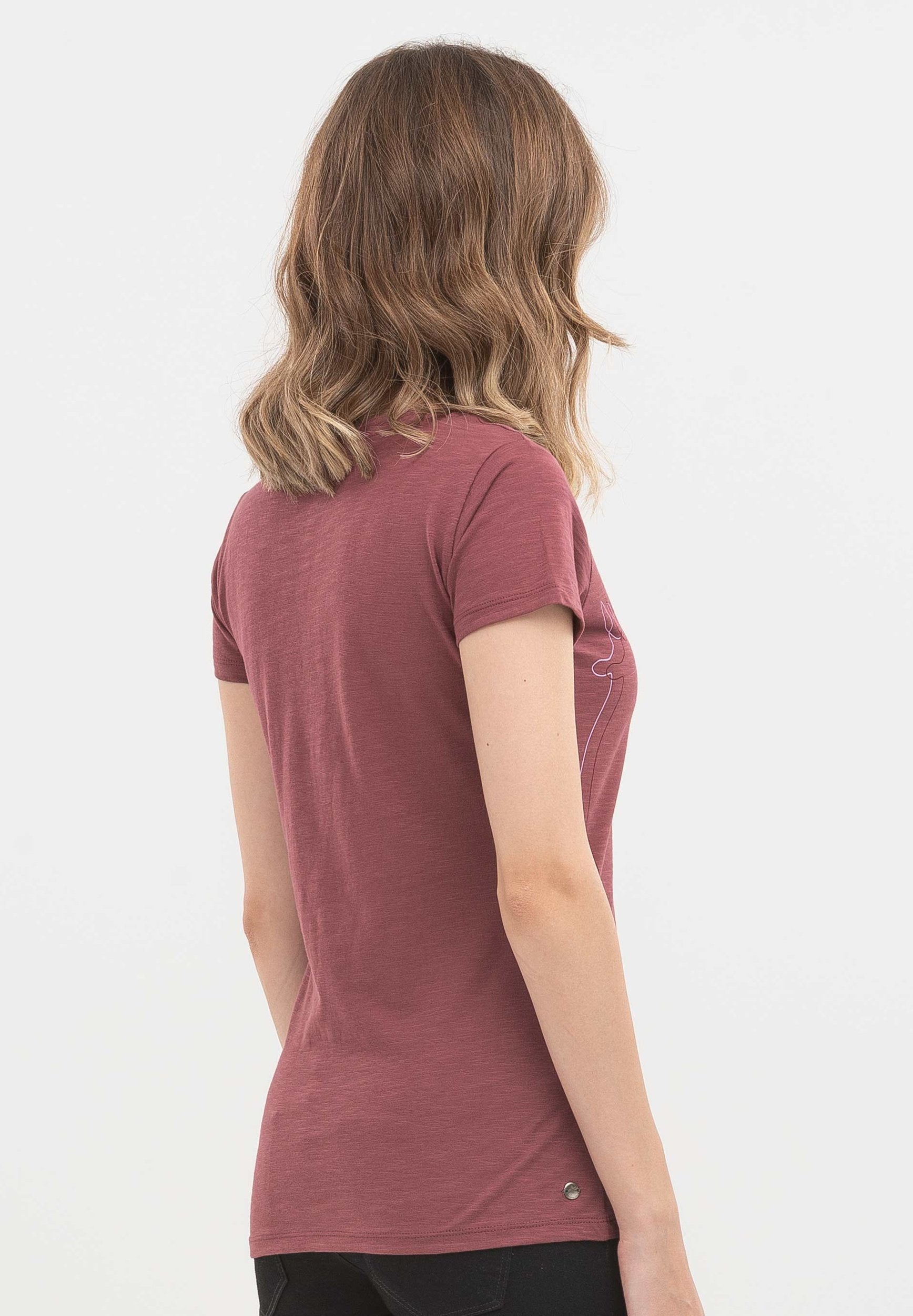 T-Shirt aus Bio-Baumwolle mit Print