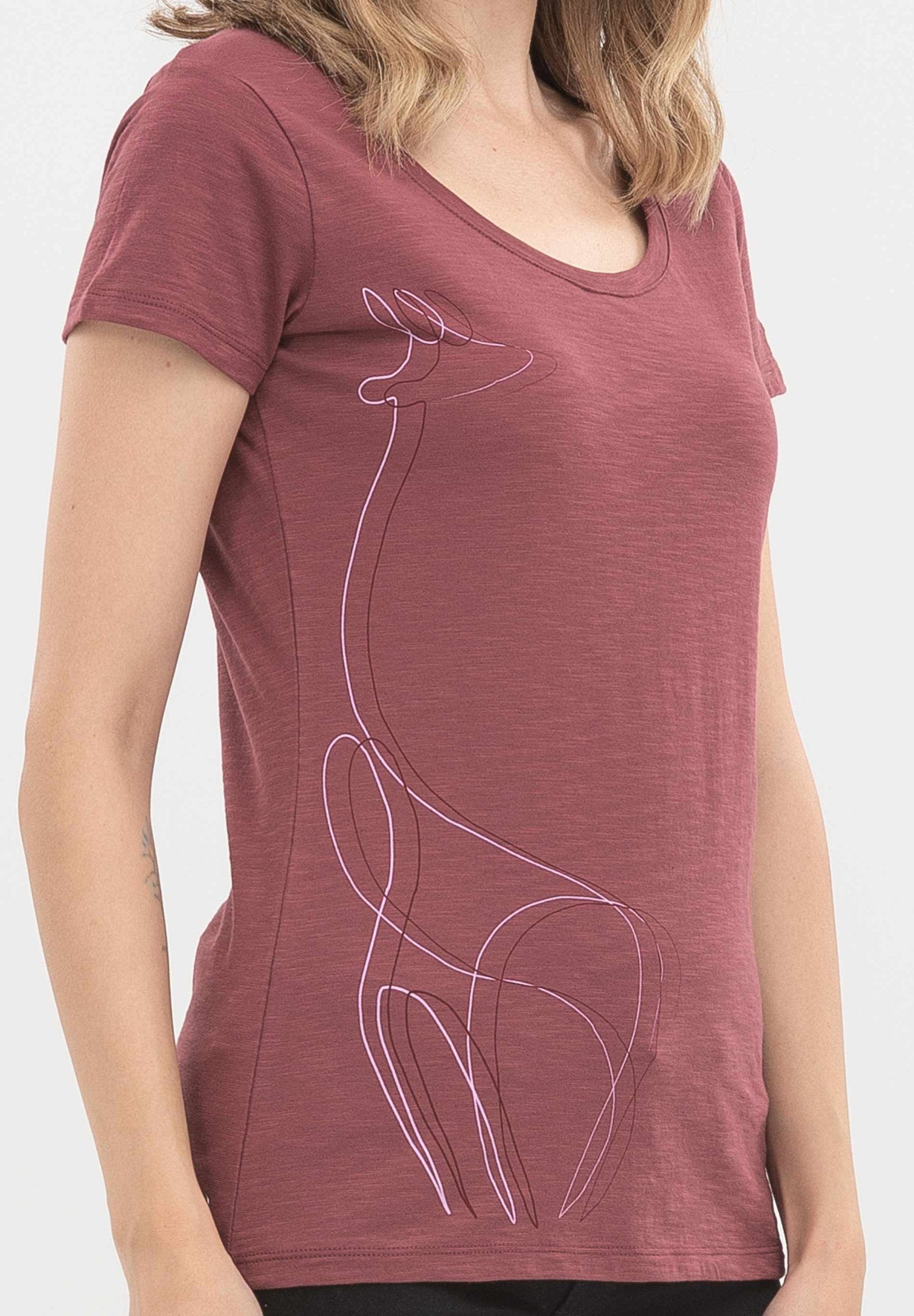 T-Shirt aus Bio-Baumwolle mit Print