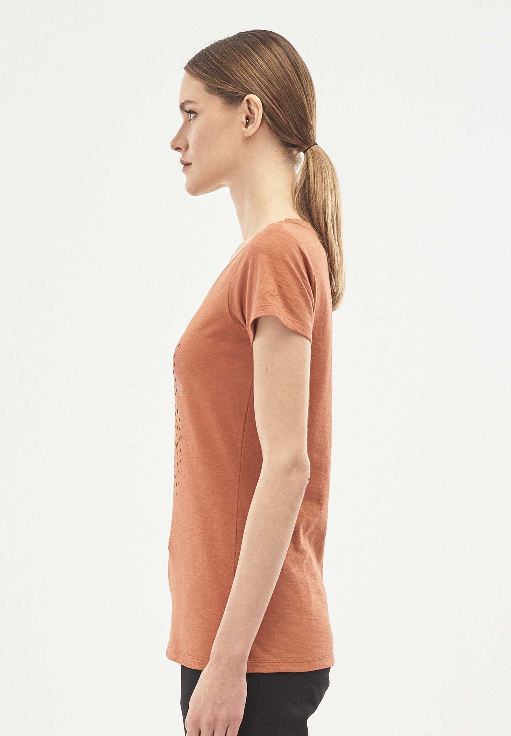 T-Shirt aus Bio-Baumwolle mit Print