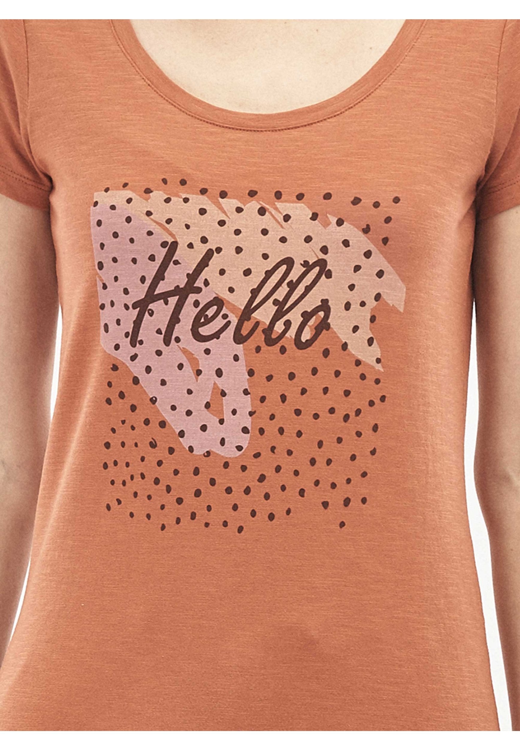 T-Shirt aus Bio-Baumwolle mit Print