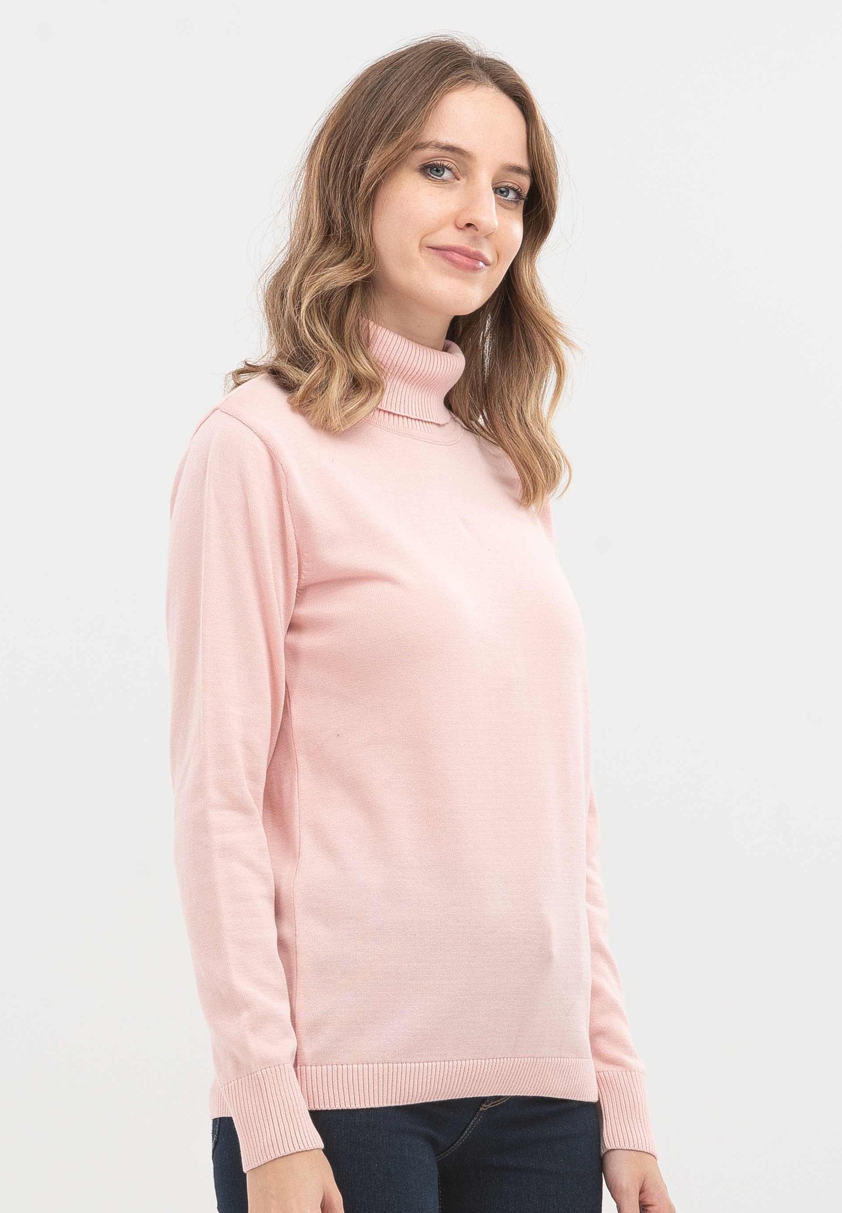 Rollkragenpullover aus Bio-Baumwolle