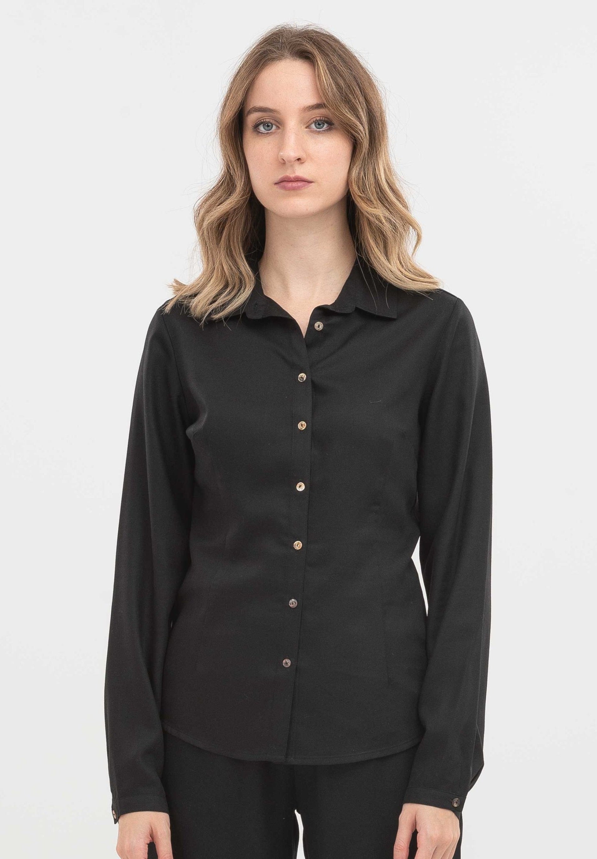 Hemdbluse aus TENCEL™ Lyocell