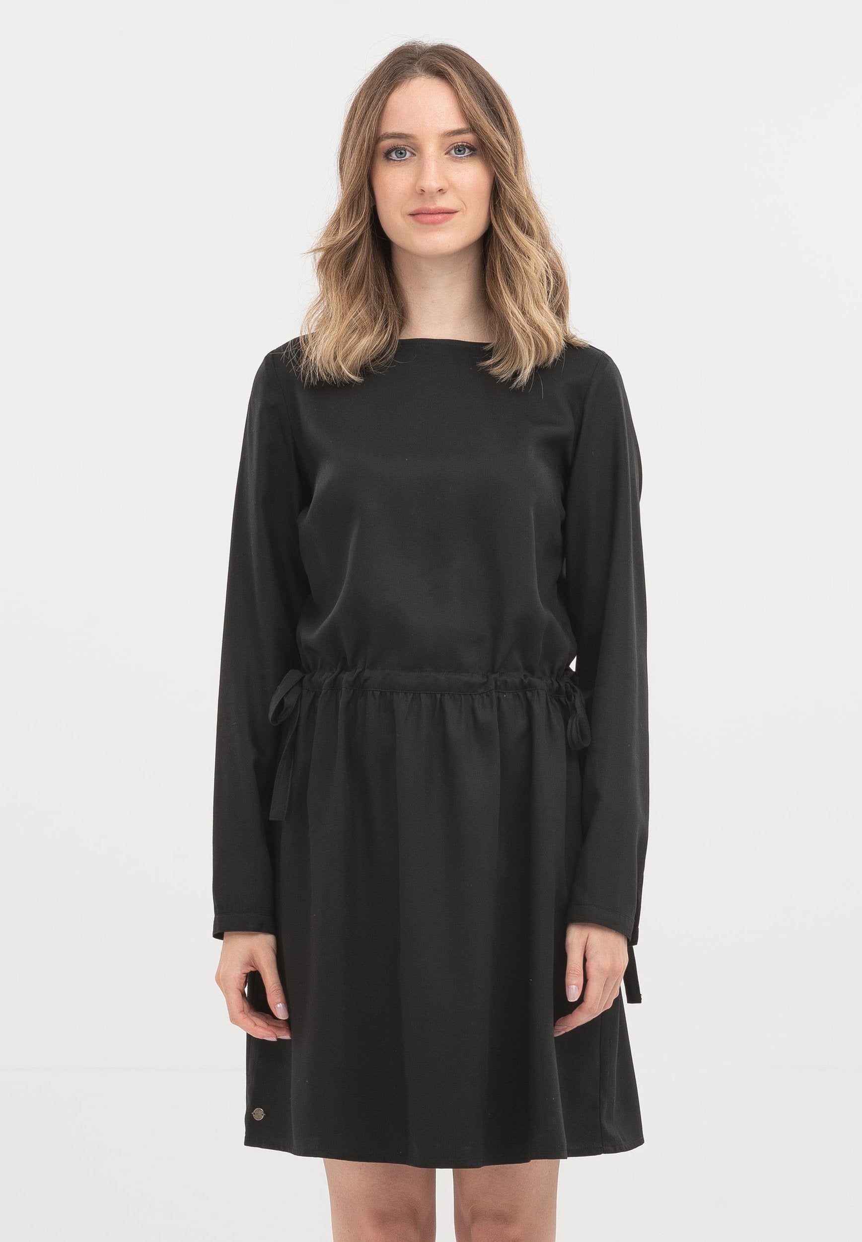 Kleid aus TENCEL™ Lyocell mit U-Boot-Ausschnitt