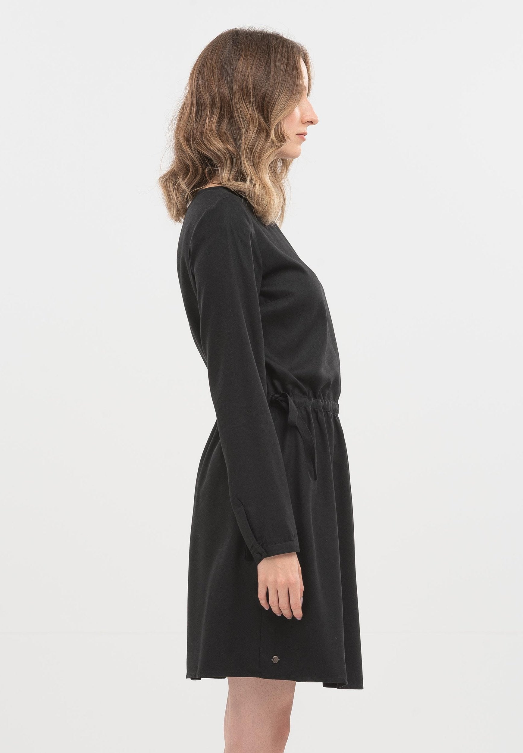 Kleid aus TENCEL™ Lyocell mit U-Boot-Ausschnitt