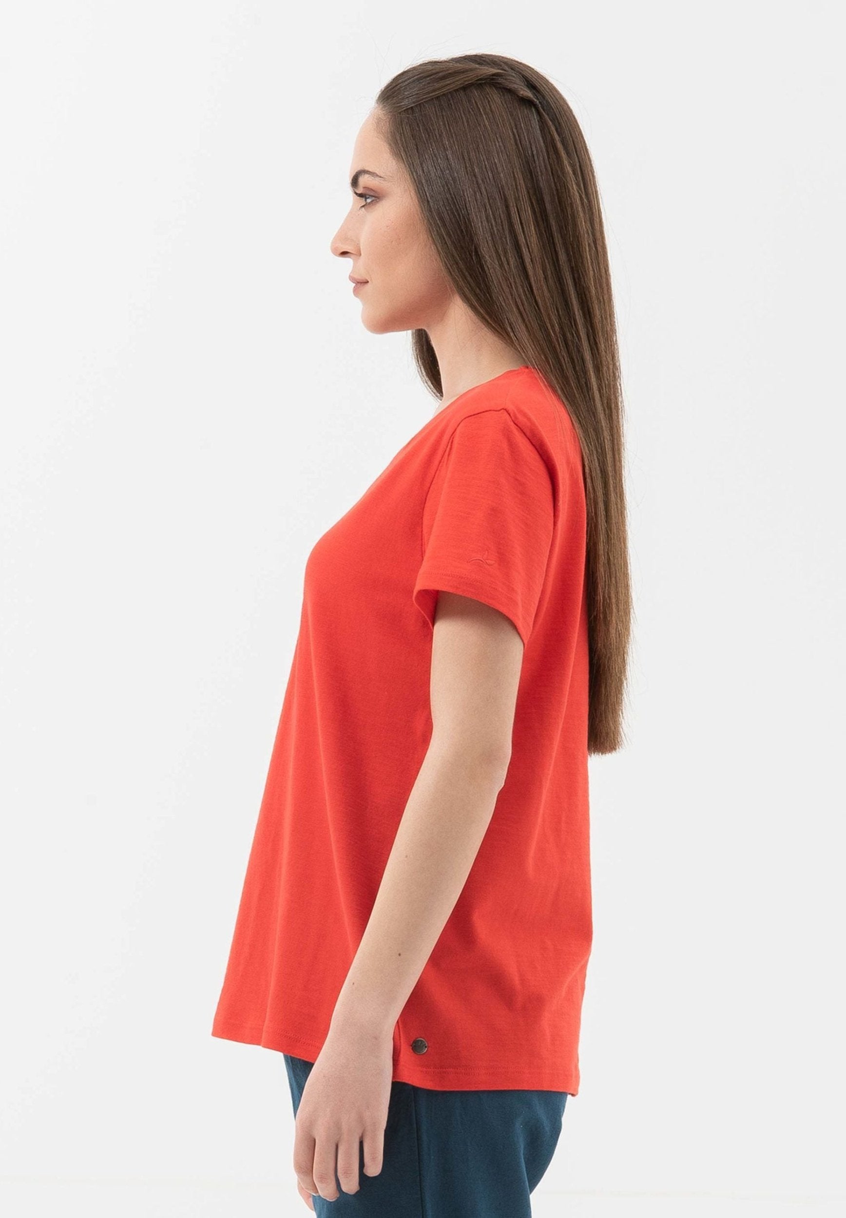 T-Shirt aus Bio-Baumwolle mit Popcorn-Print