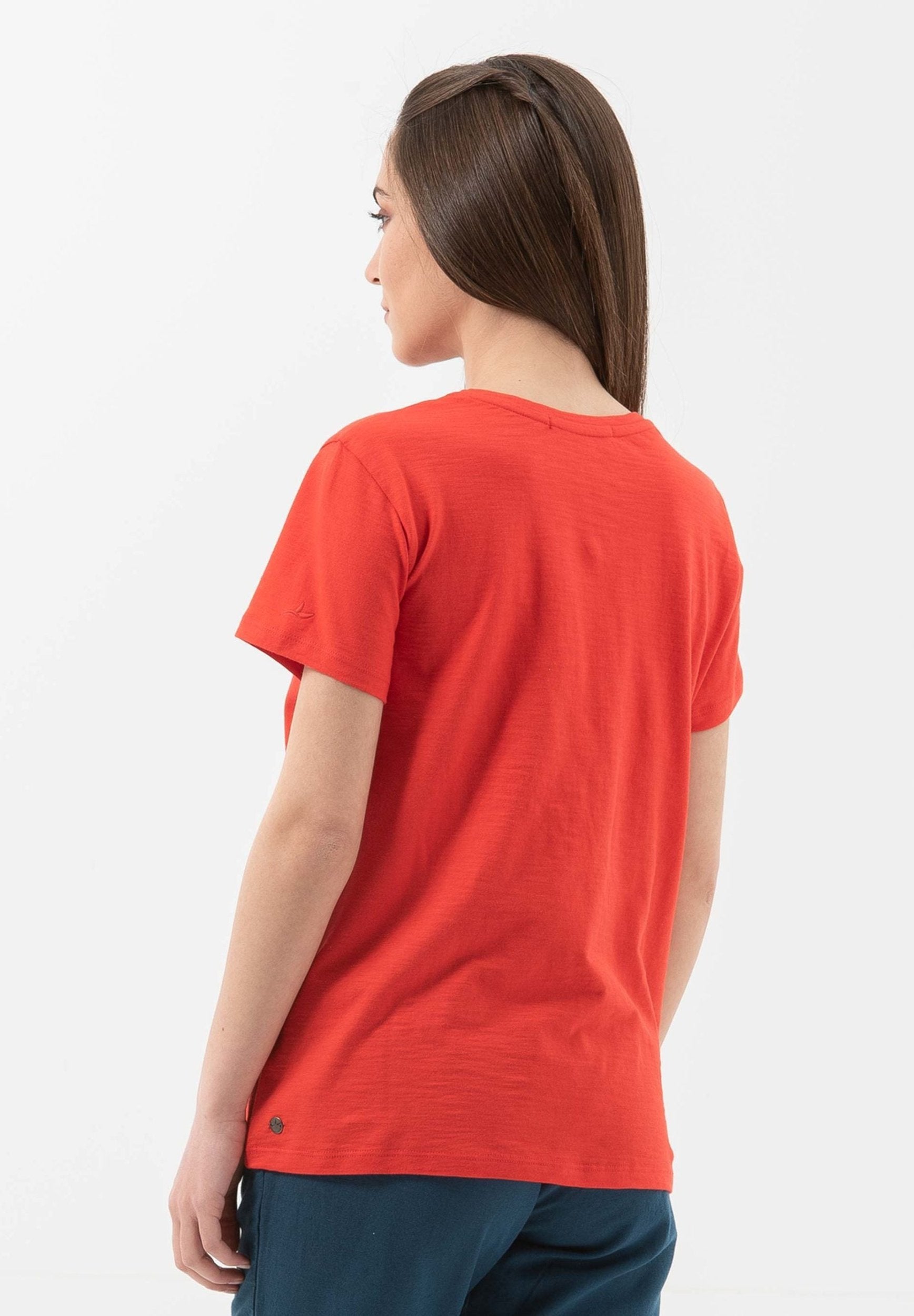 T-Shirt aus Bio-Baumwolle mit Popcorn-Print