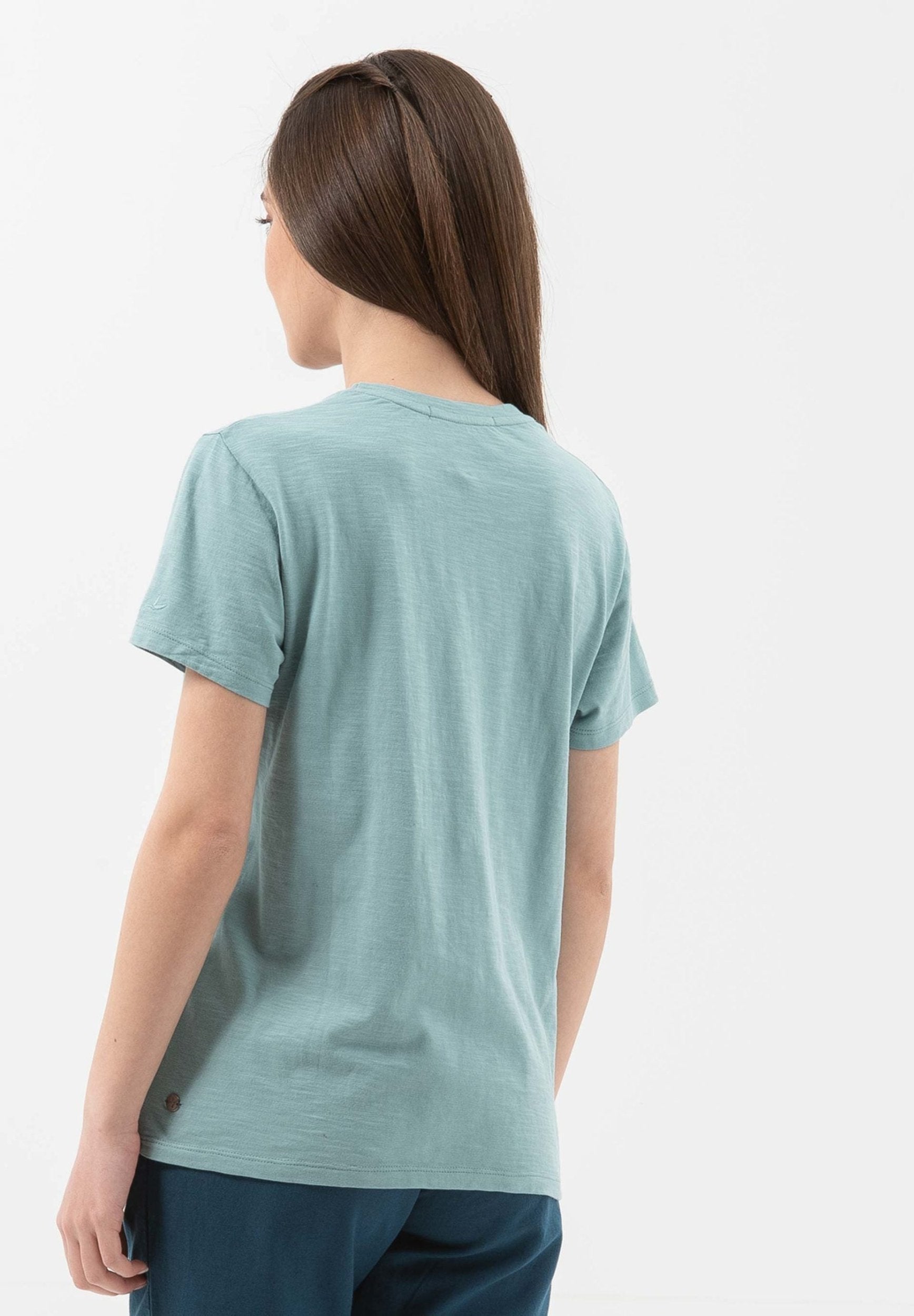 T-Shirt aus Bio-Baumwolle mit Schmetterling-Print