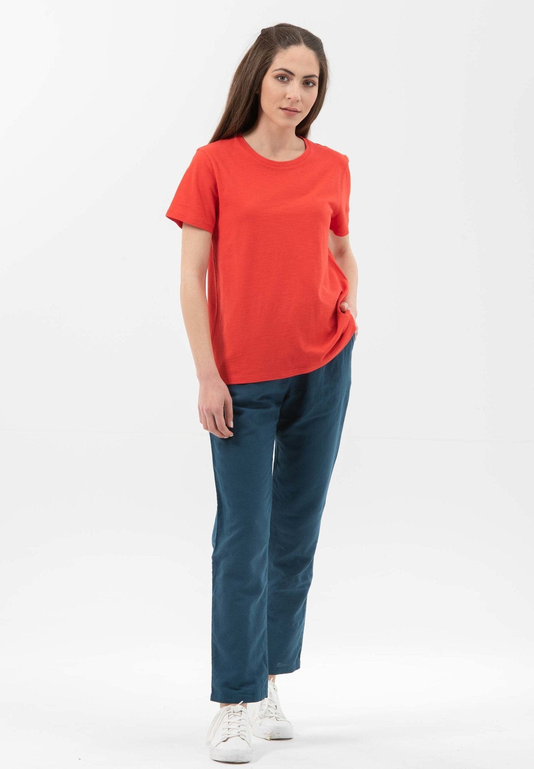 Basic T-Shirt aus Bio-Baumwolle