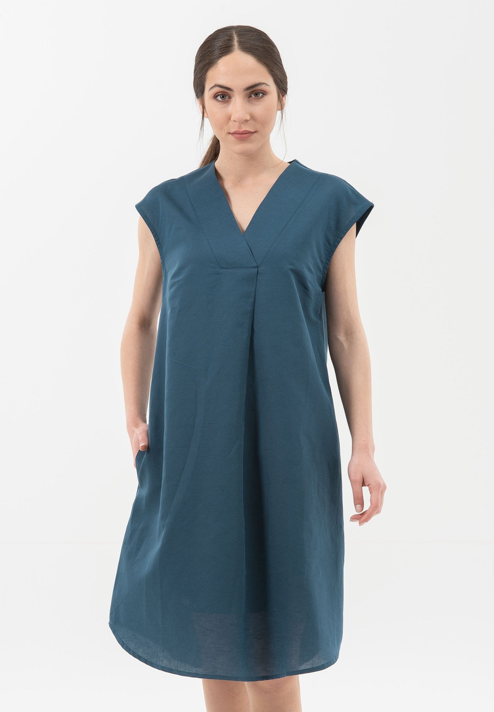 Kleid aus Leinen mit Bio-Baumwolle | Nachhaltige Damenmode
