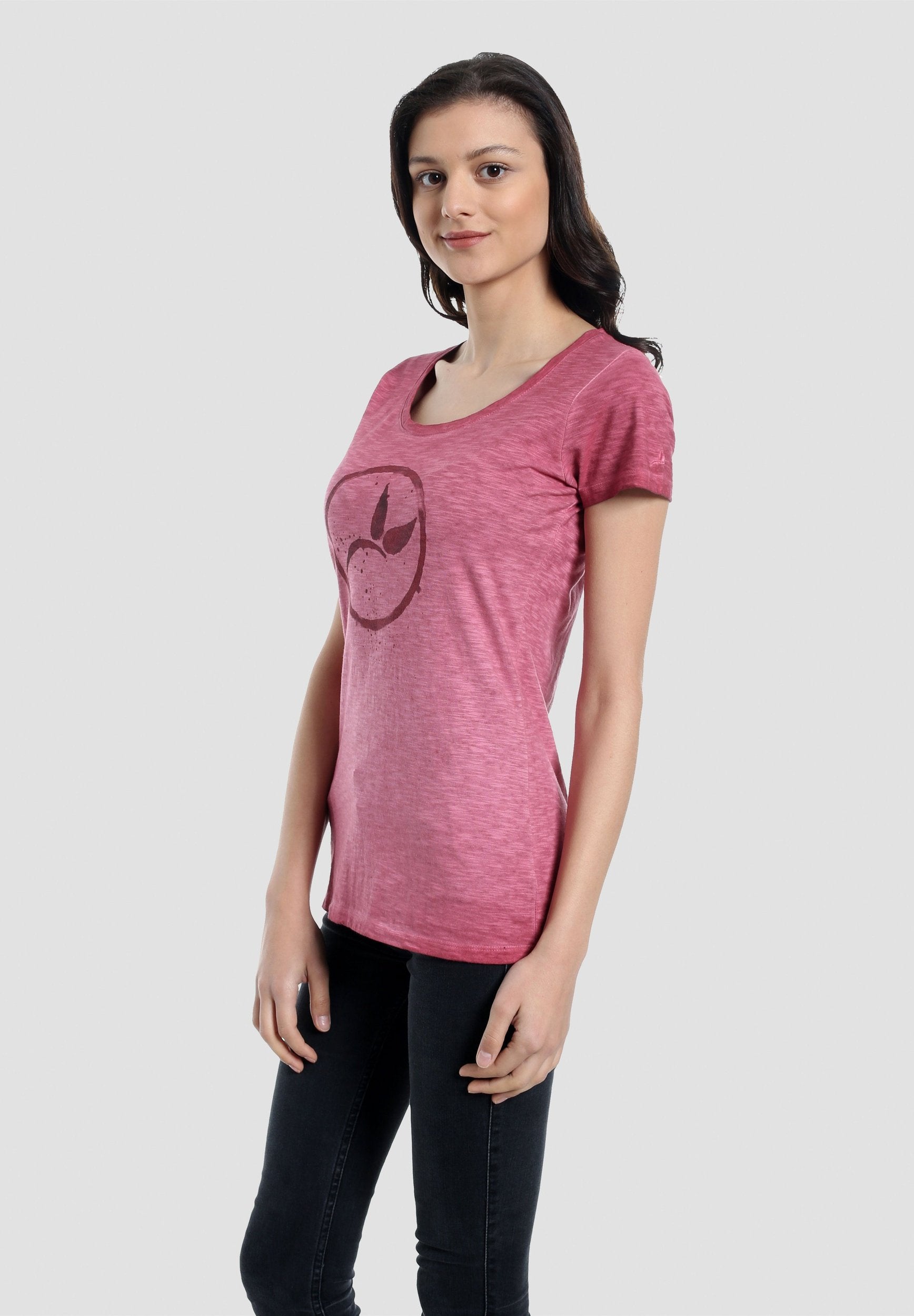 Cold Dyed T-Shirt aus Bio-Baumwolle