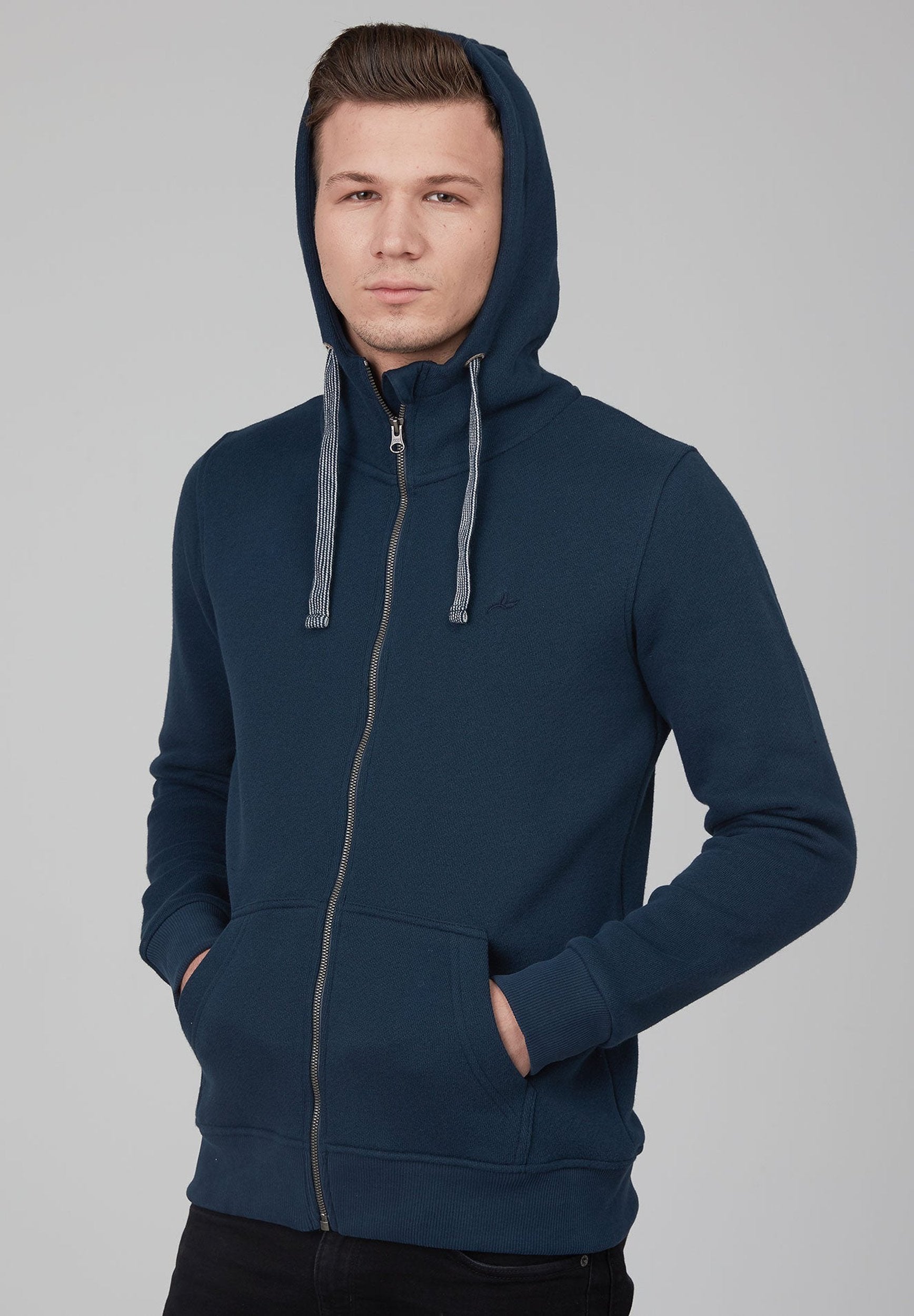 Kapuzensweatjacke aus Bio-Baumwolle