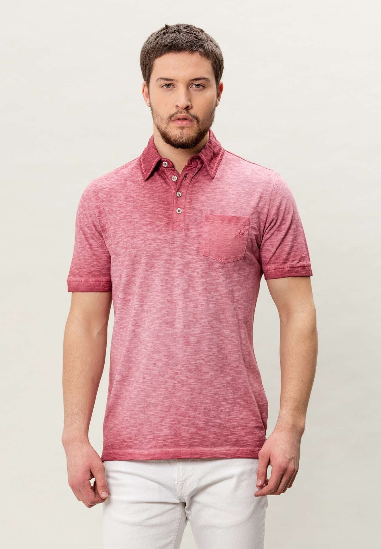 Garment Dyed Poloshirt aus Bio-Baumwolle