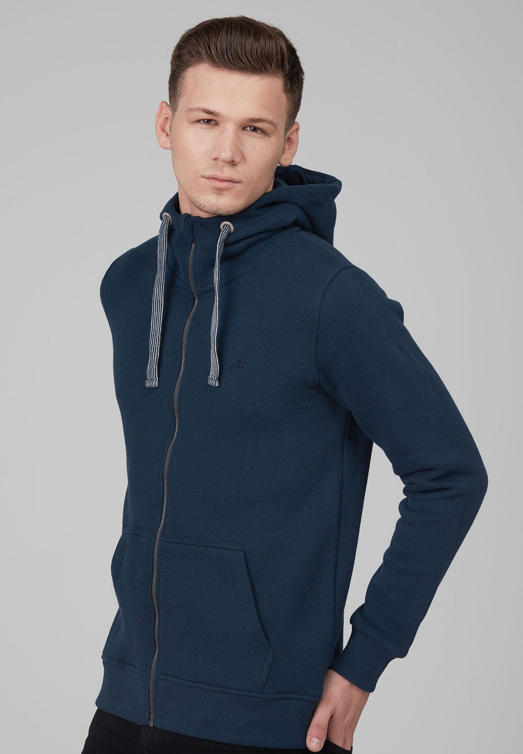 Kapuzensweatjacke aus Bio-Baumwolle