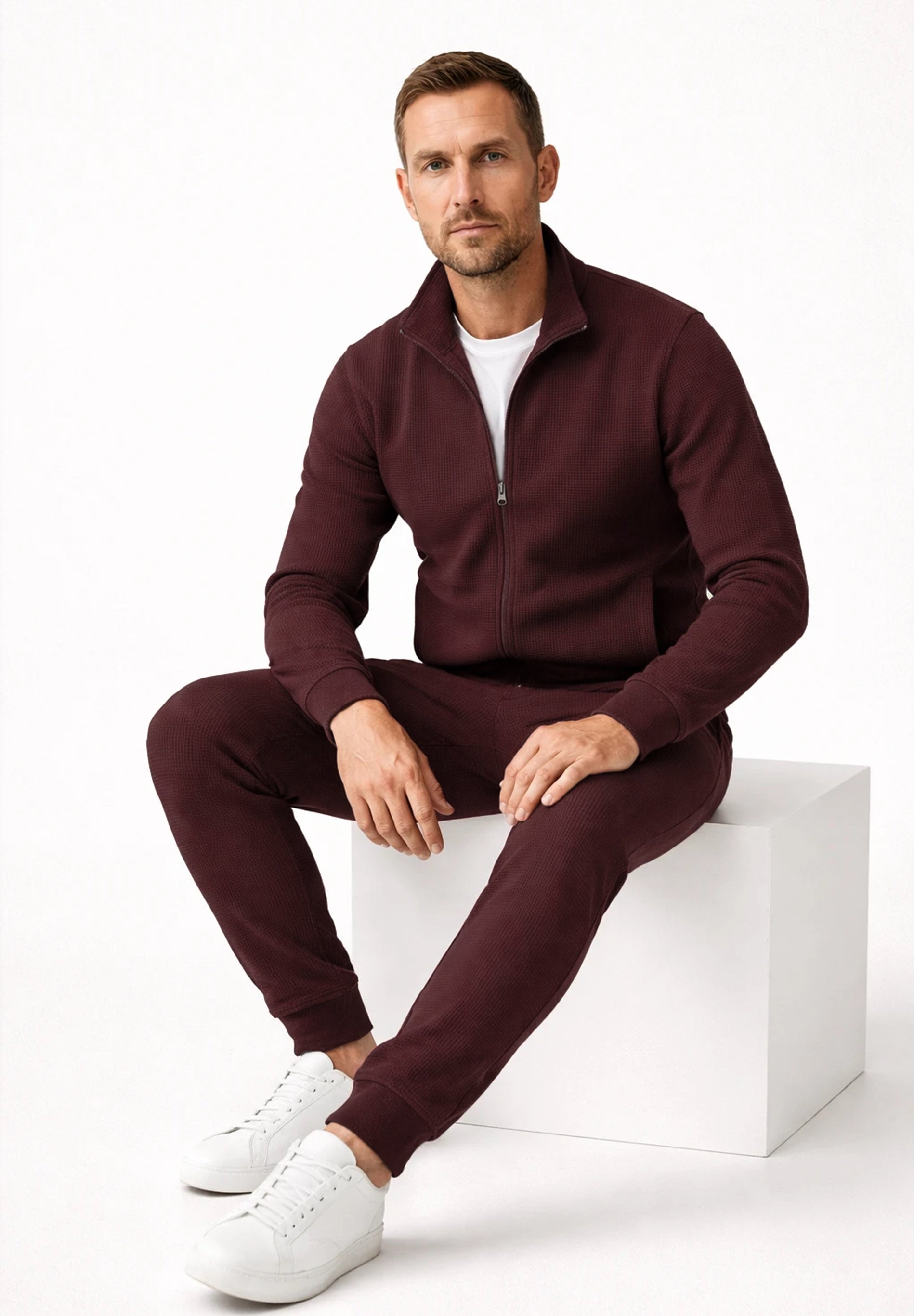 JORRIN | Waffel-Jacke aus Bio-Baumwolle & recyceltem Polyester