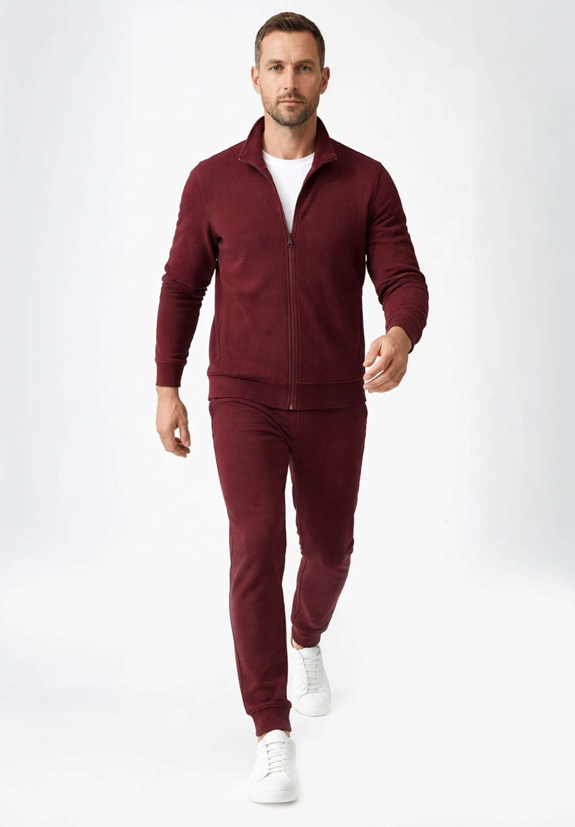 JORRIN | Waffel-Jacke aus Bio-Baumwolle & recyceltem Polyester