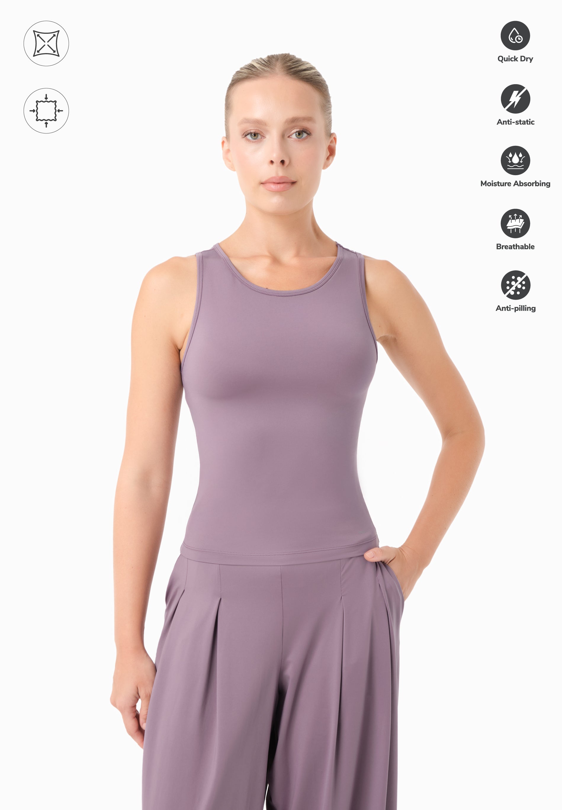 ANNYA | Sportliches Tanktop aus recyceltem Polyamid