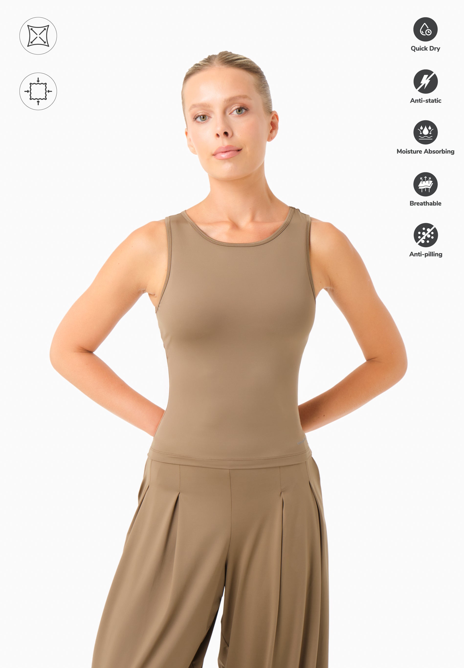 ANNYA | Sportliches Tanktop aus recyceltem Polyamid