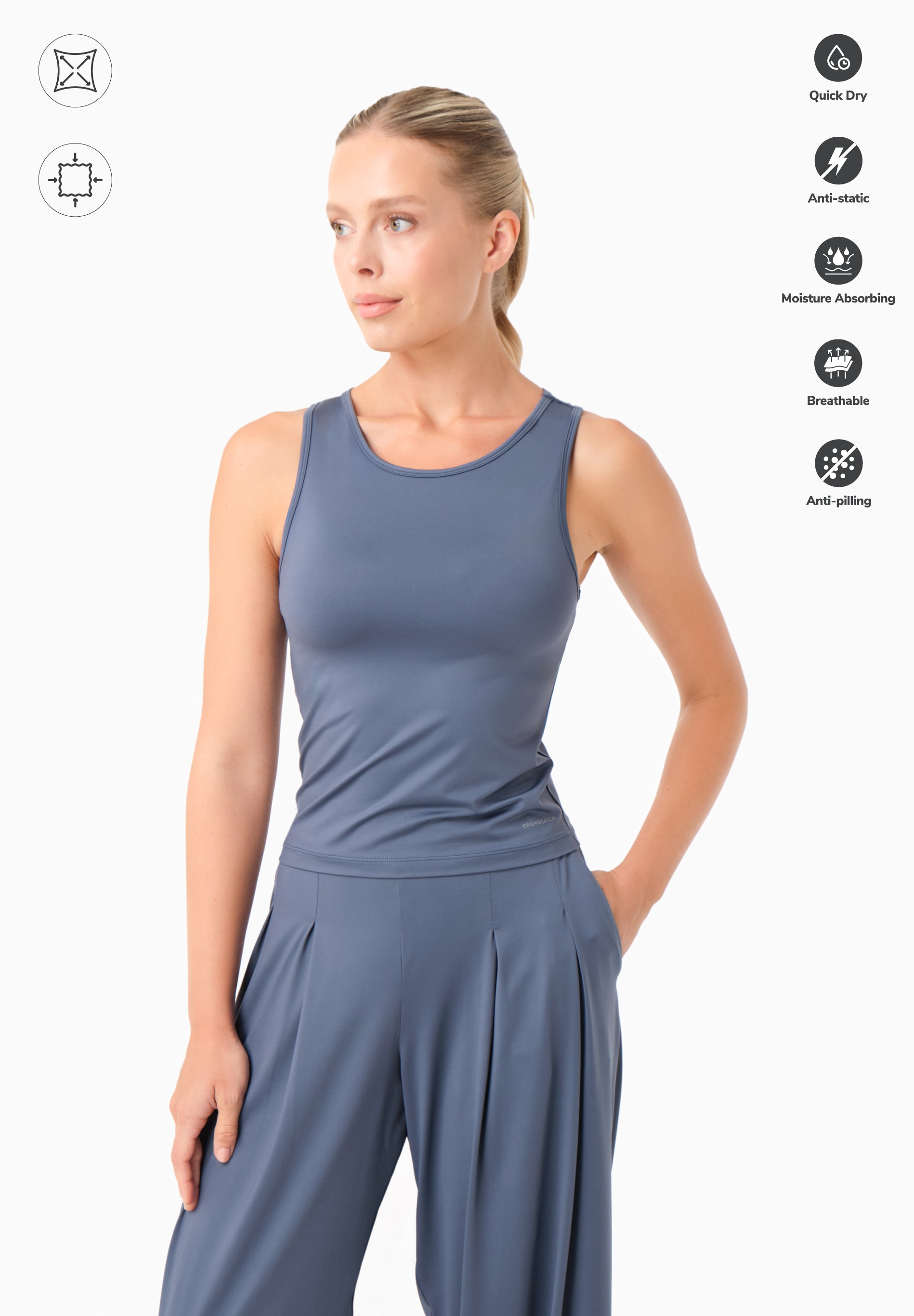 ANNYA | Sportliches Tanktop aus recyceltem Polyamid