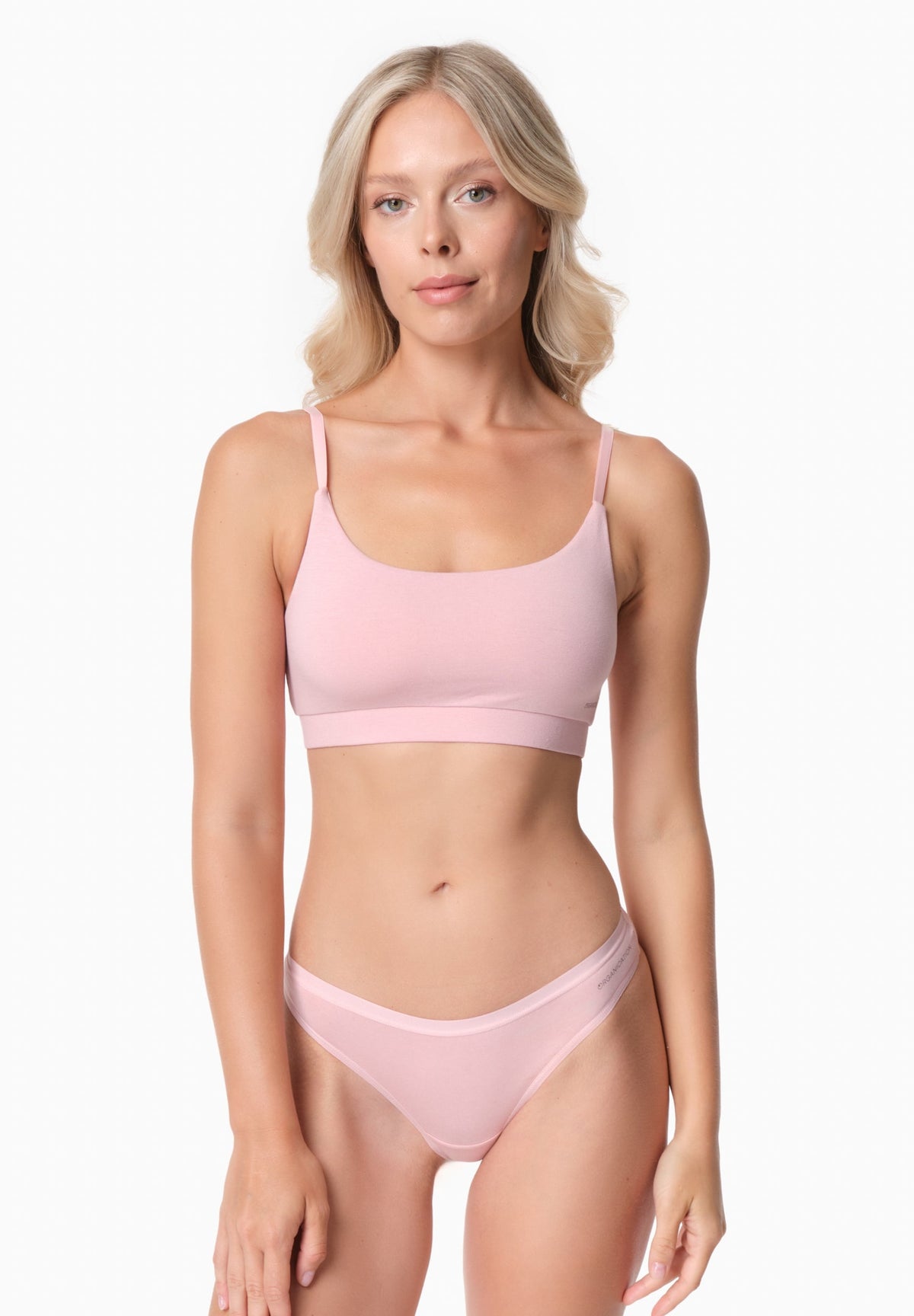 BELEEN Damen Bralette Bio-Baumwolle und TENCEL™ Modal – Dusty Pink