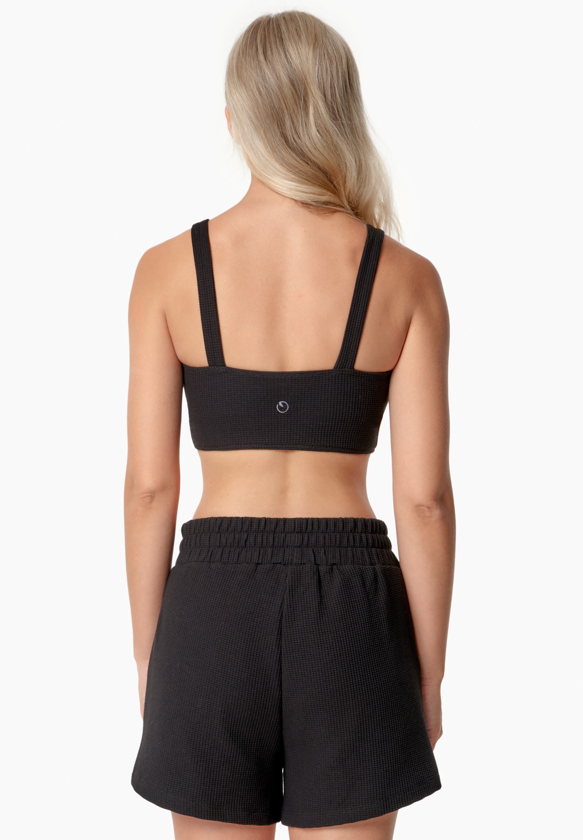 BELLA | Waffel Crop Top aus Bio-Baumwolle und recyceltem Polyester