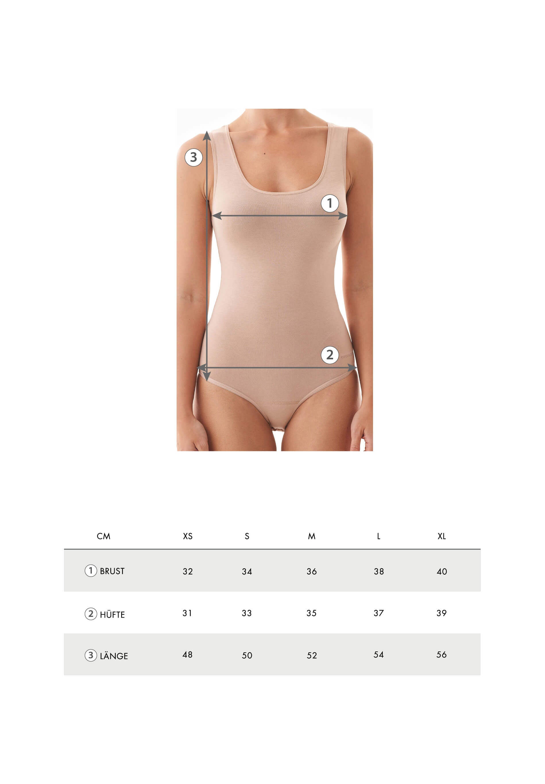 BLANNCA |  Body aus Bio-Baumwolle und TENCEL™ Modal