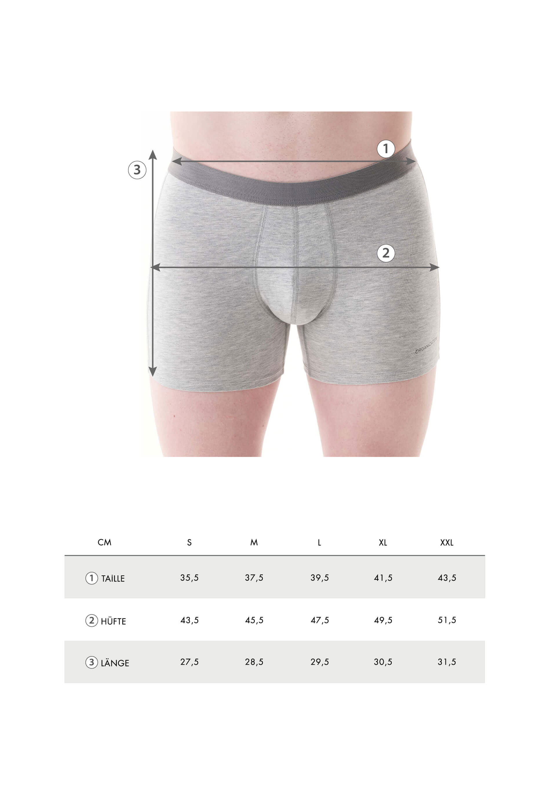 BRUNNO | Boxer Brief aus Bio-Baumwolle und TENCEL™ Modal im 3er-Pack