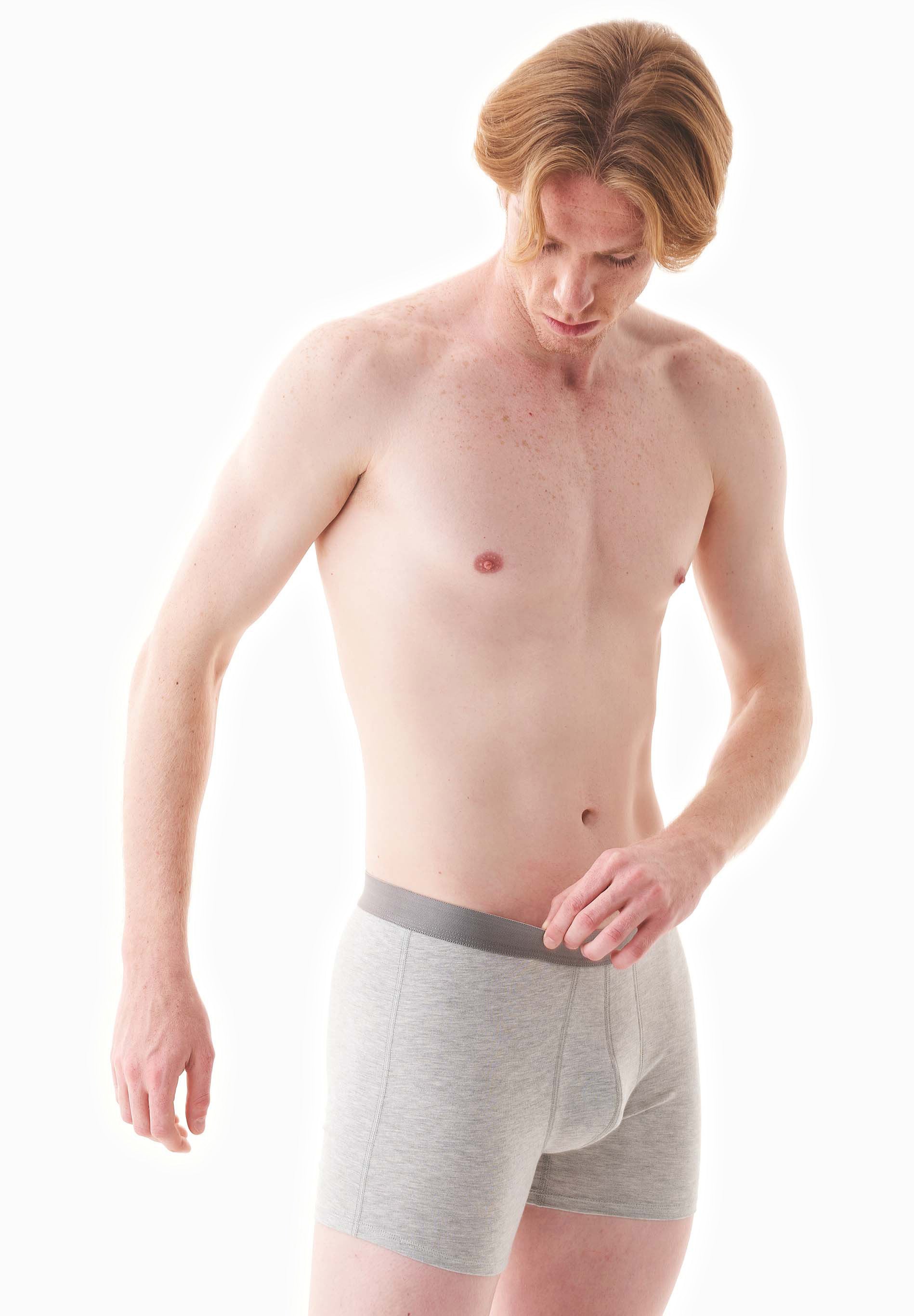 BRUNNO | Boxer Brief aus Bio-Baumwolle und TENCEL™ Modal im 3er-Pack