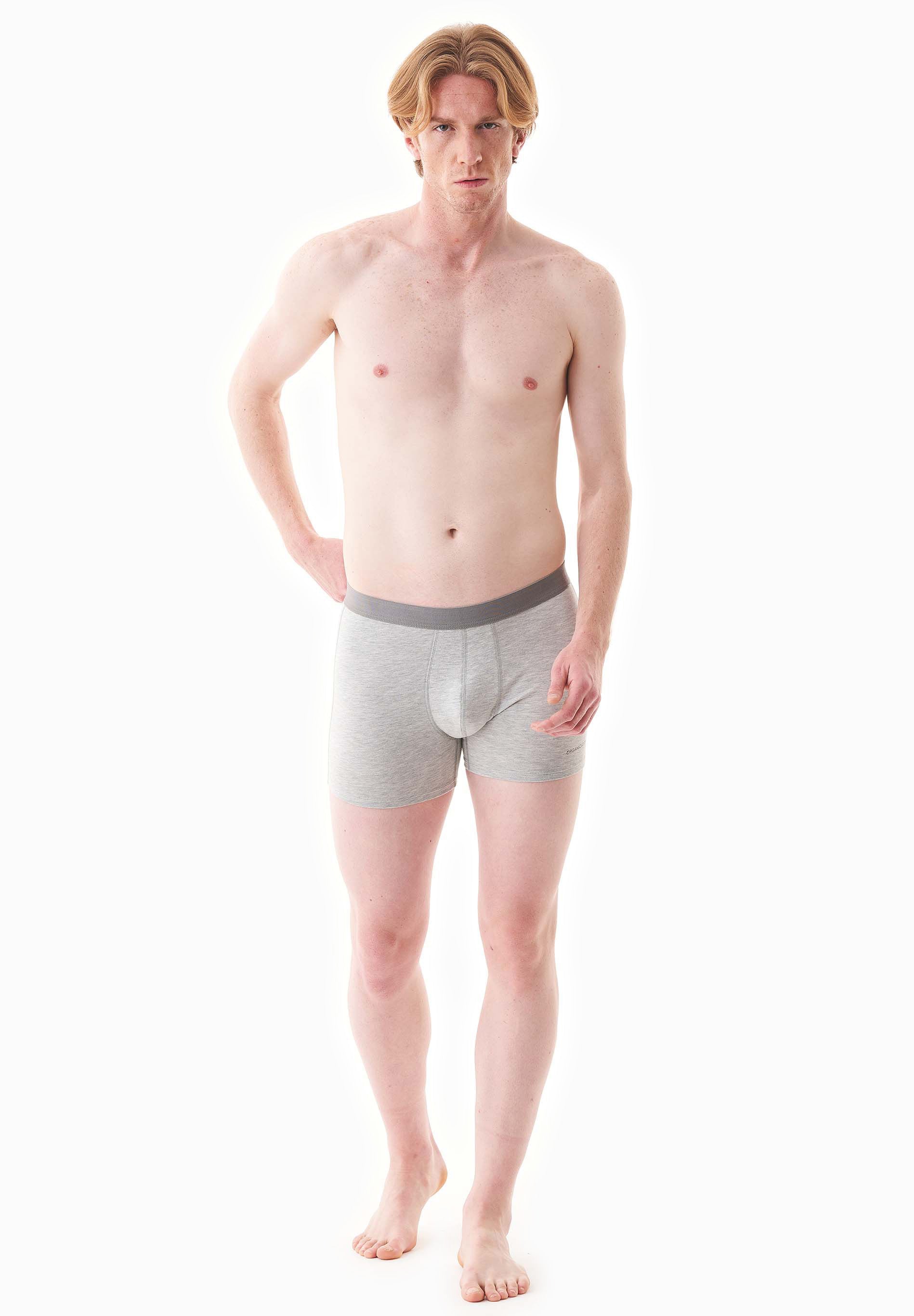 BRUNNO | Boxer Brief aus Bio-Baumwolle und TENCEL™ Modal im 6er-Pack