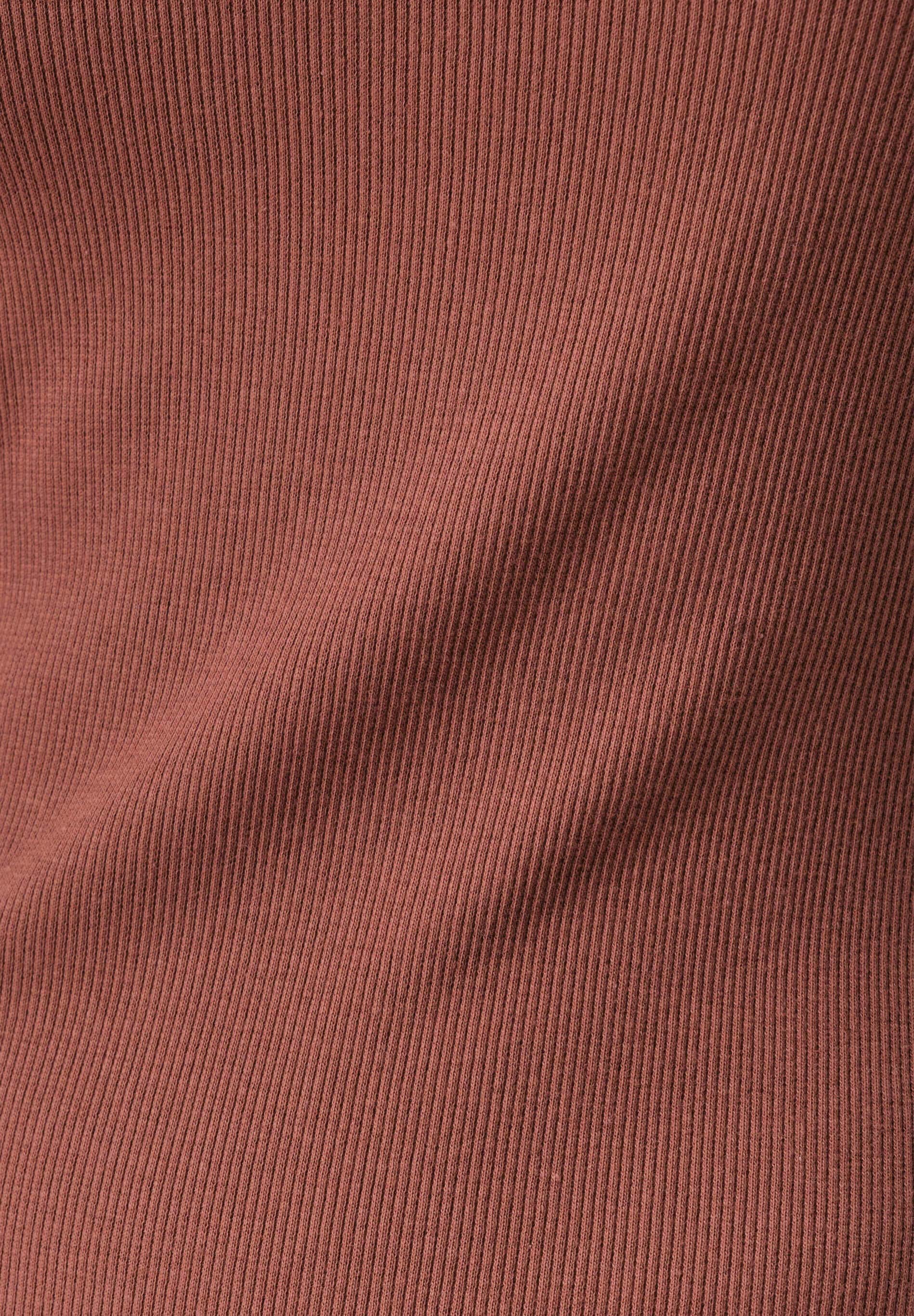 DERREN | Geripptes Kleid aus Bio-Baumwolle