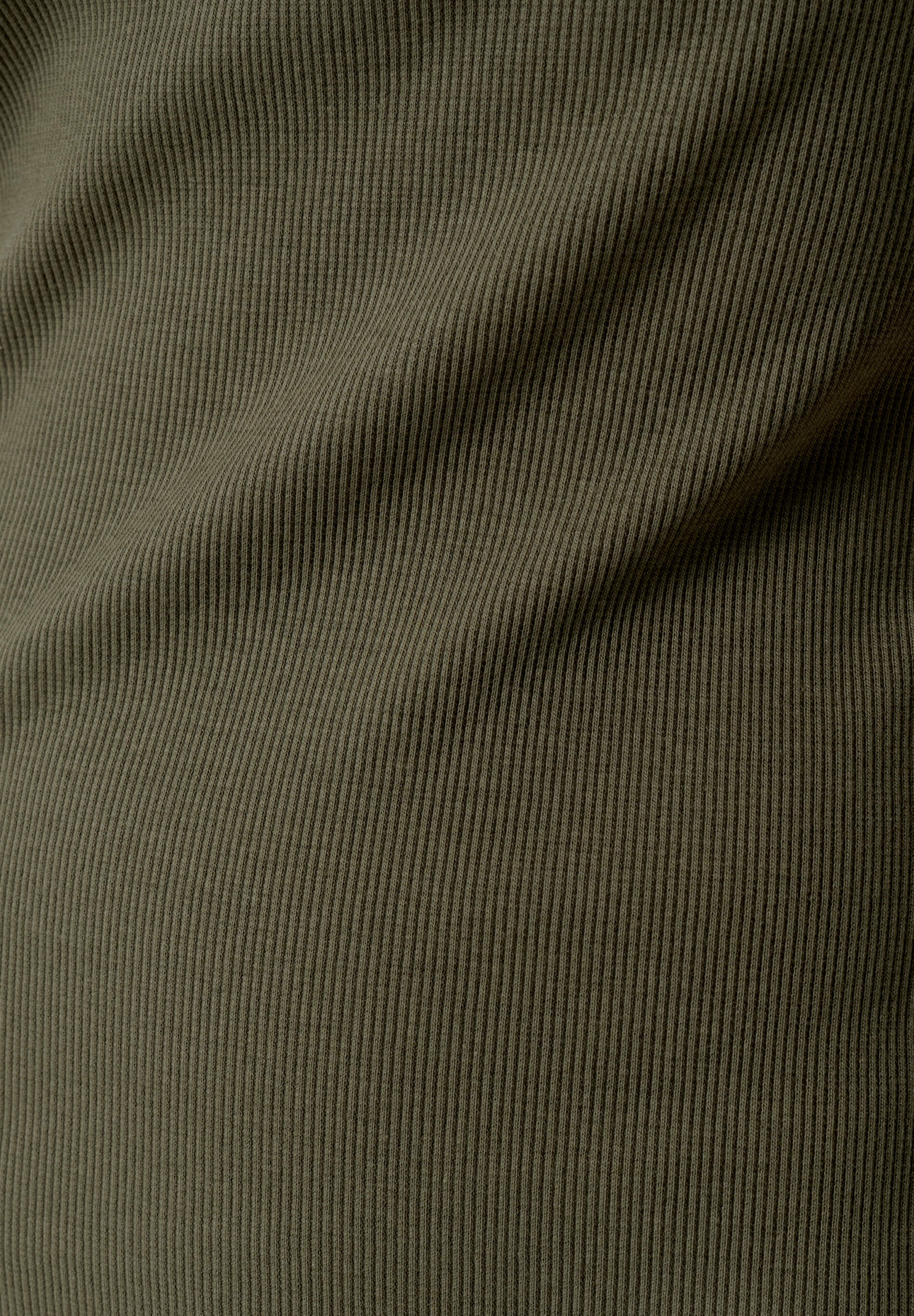 DERREN | Geripptes Kleid aus Bio-Baumwolle