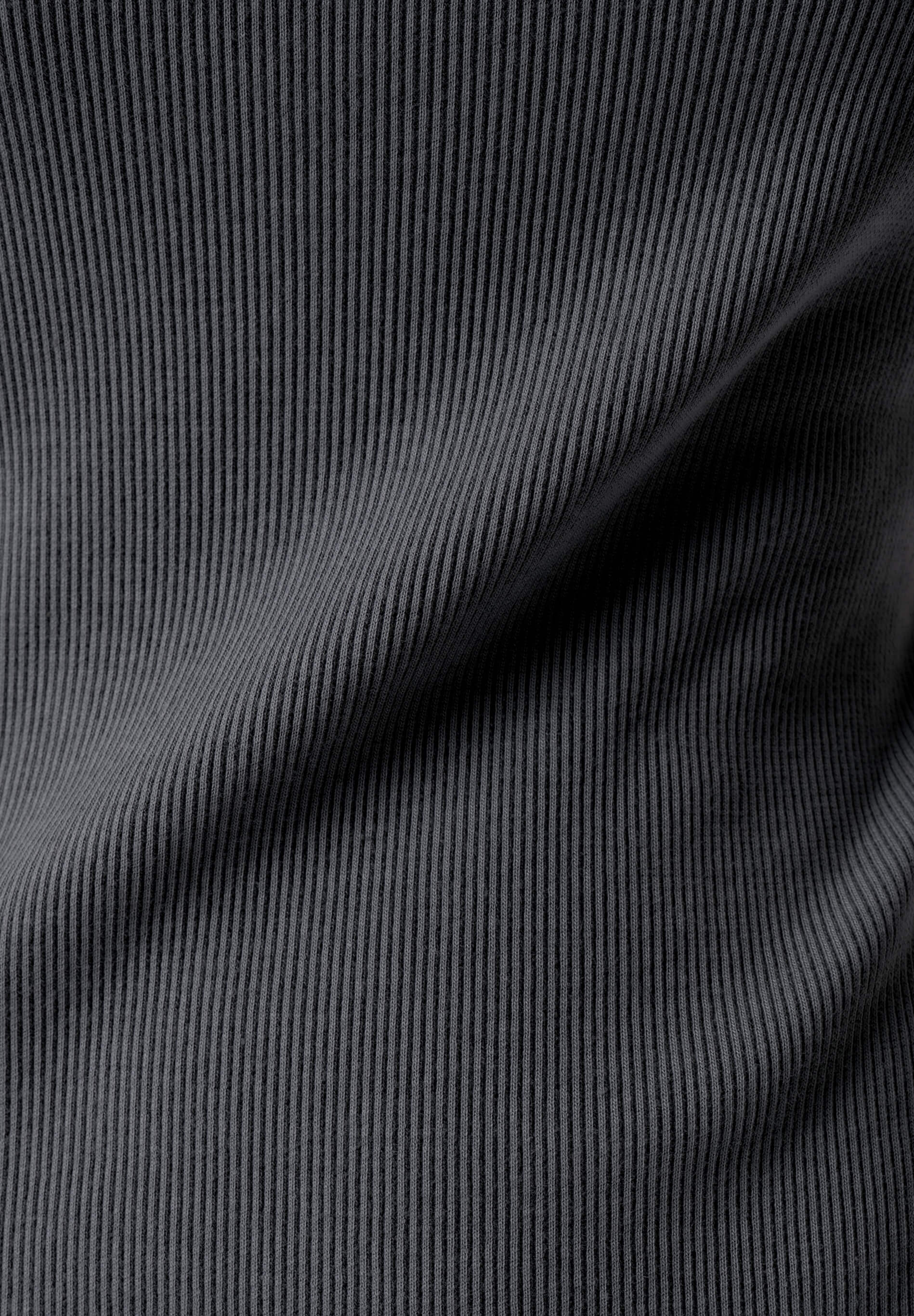 DERREN | Geripptes Kleid aus Bio-Baumwolle