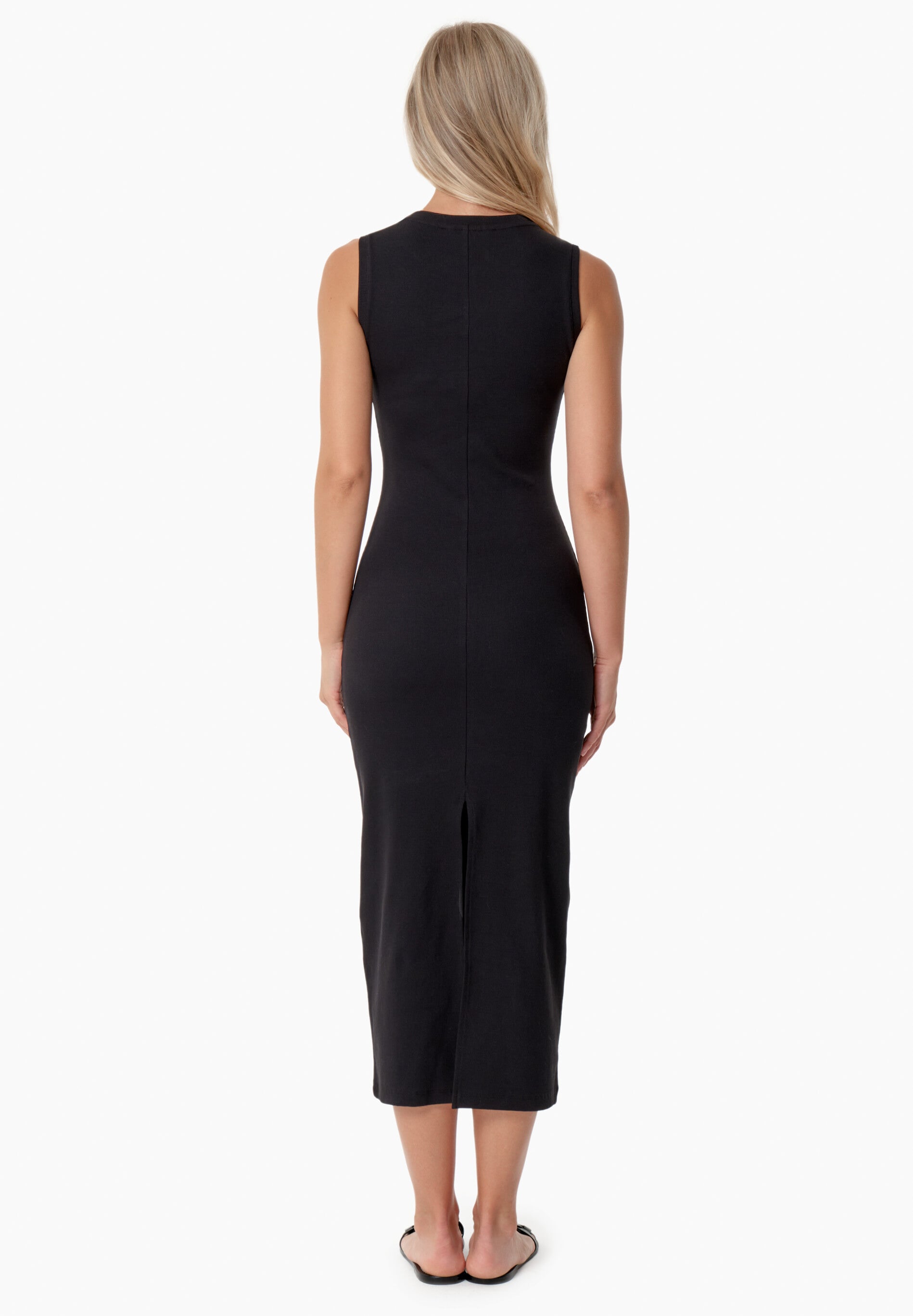 DURRU | Geripptes Kleid aus Bio-Baumwolle